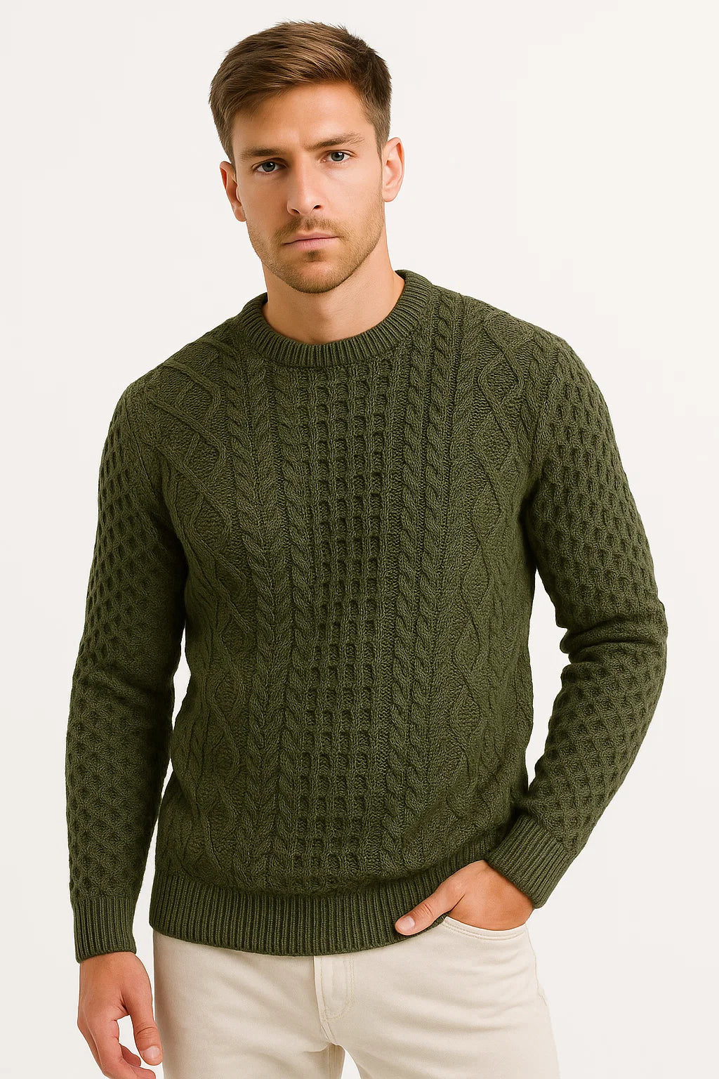 Oskar | Eleganter Pullover aus Wollmischung