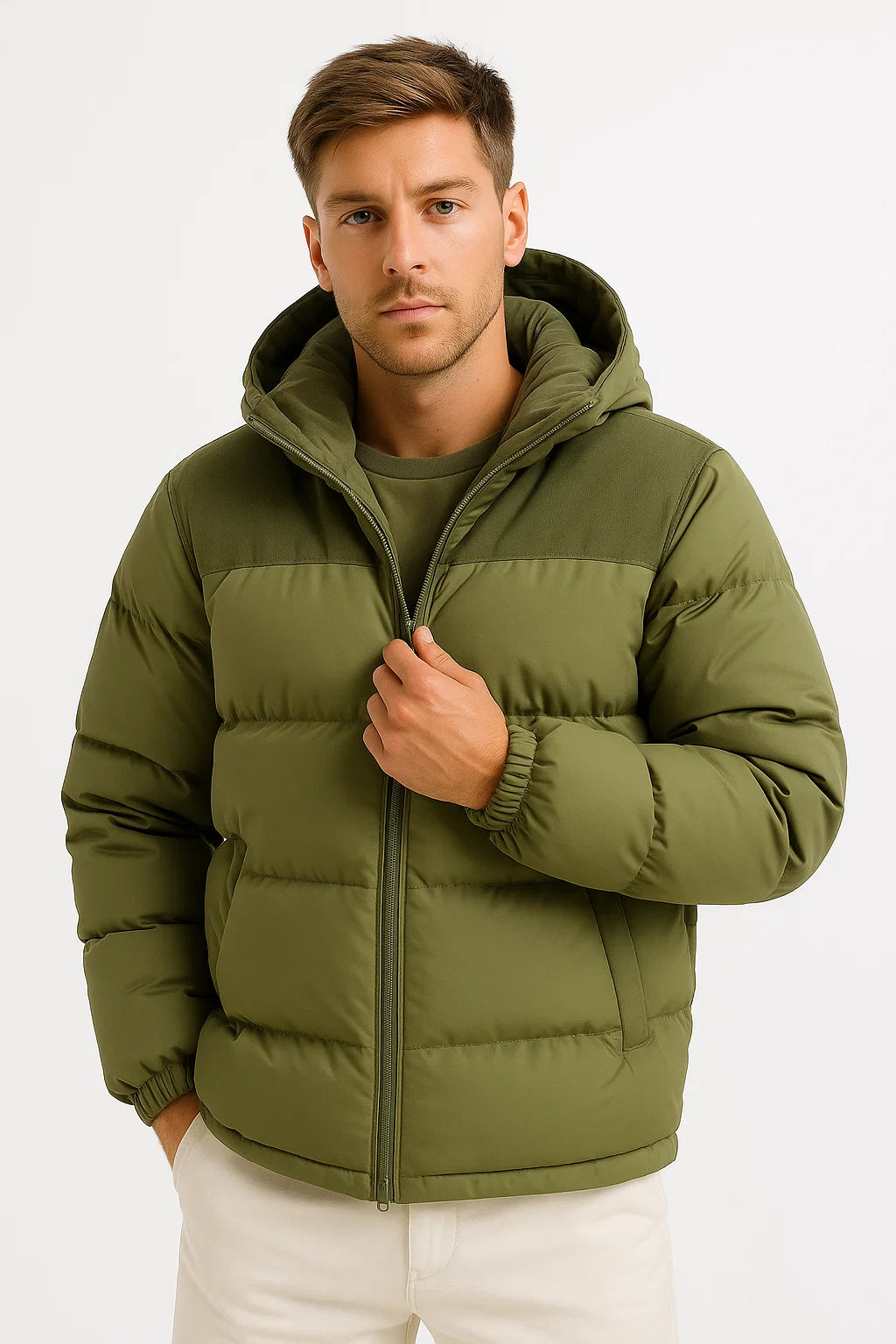 Franz | Bequeme leichte Jacke mit Kapuze