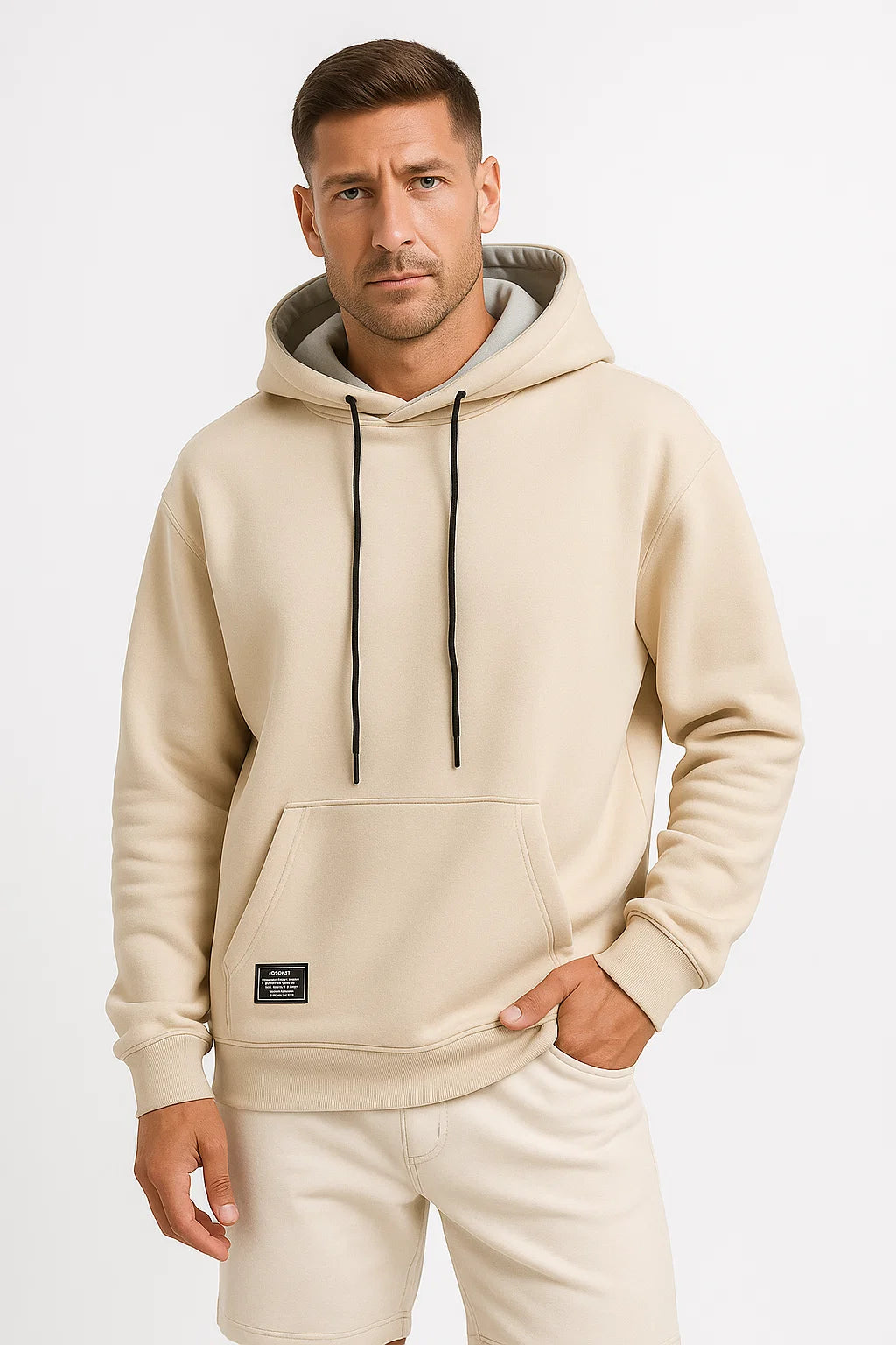 Dominik | Moderner Kapuzenpullover mit weicher Kapuze