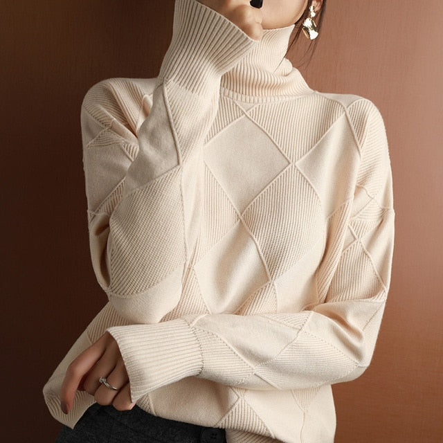 Sophie | Stilvoller kuscheliger Rollkragenpullover