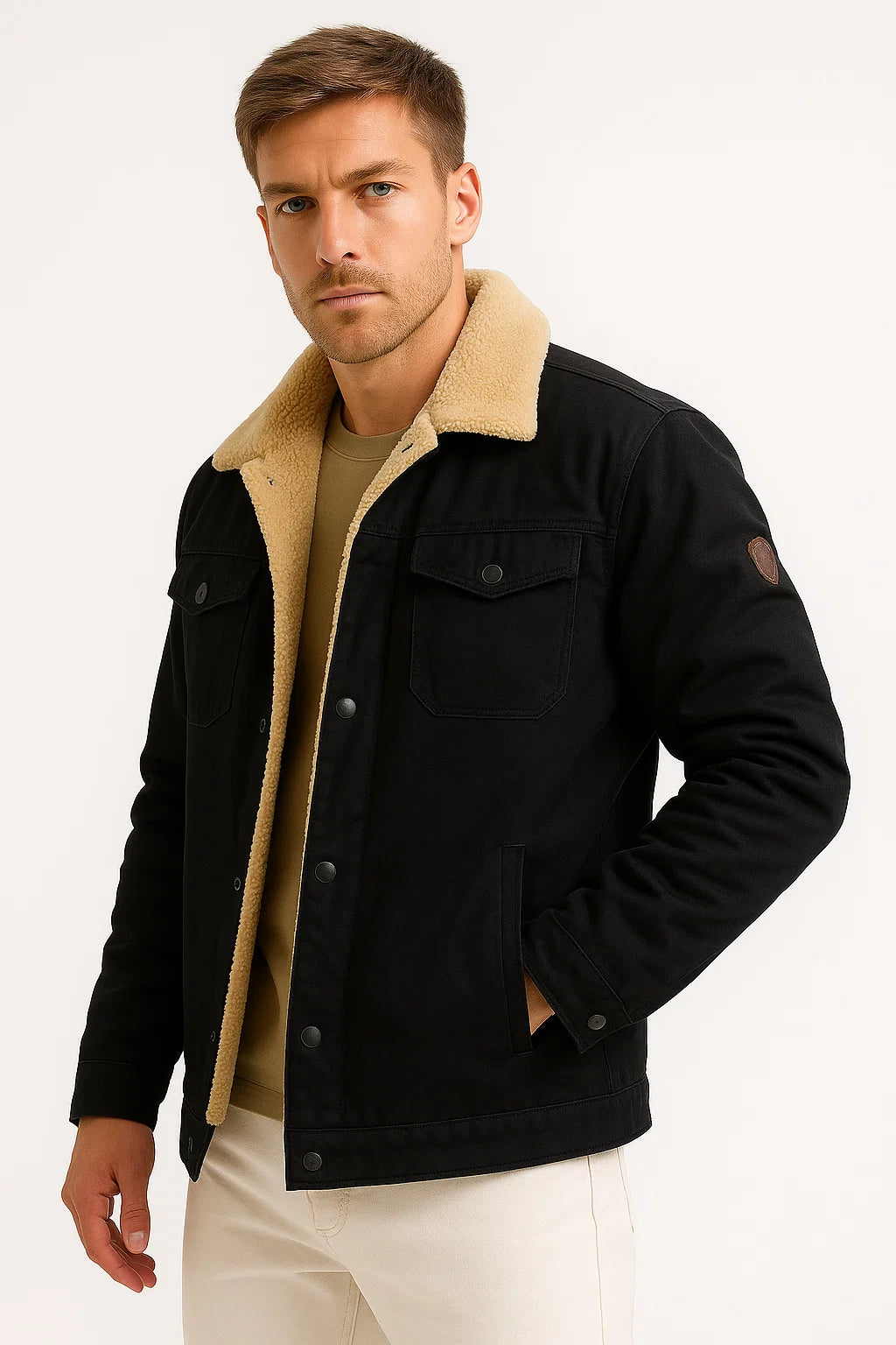 Henry | Mit Fleece gefütterte Cordjacke