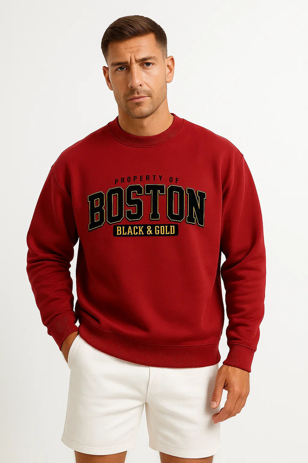 Dirk | Stilvolles Baumwollmischung Sweatshirt