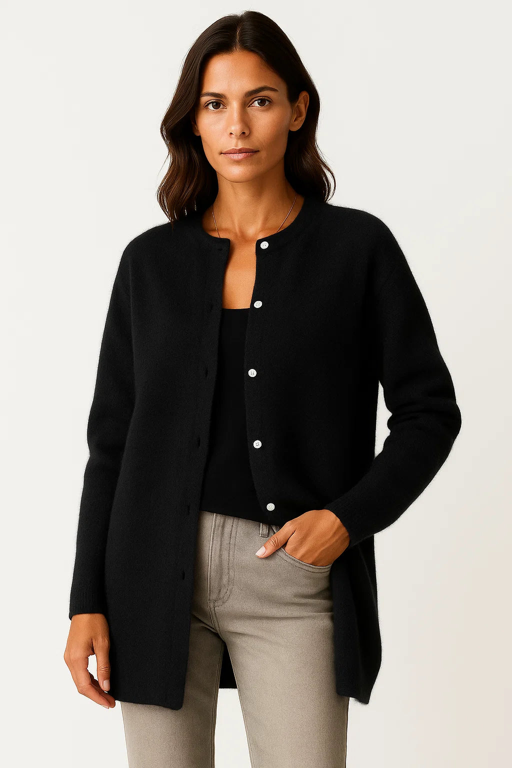 Karolin | Eleganter und bequemer WinterStrickjacke