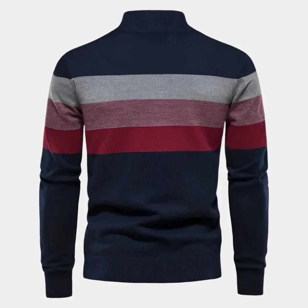 Dennis | Moderner hohem Kragen Pullover