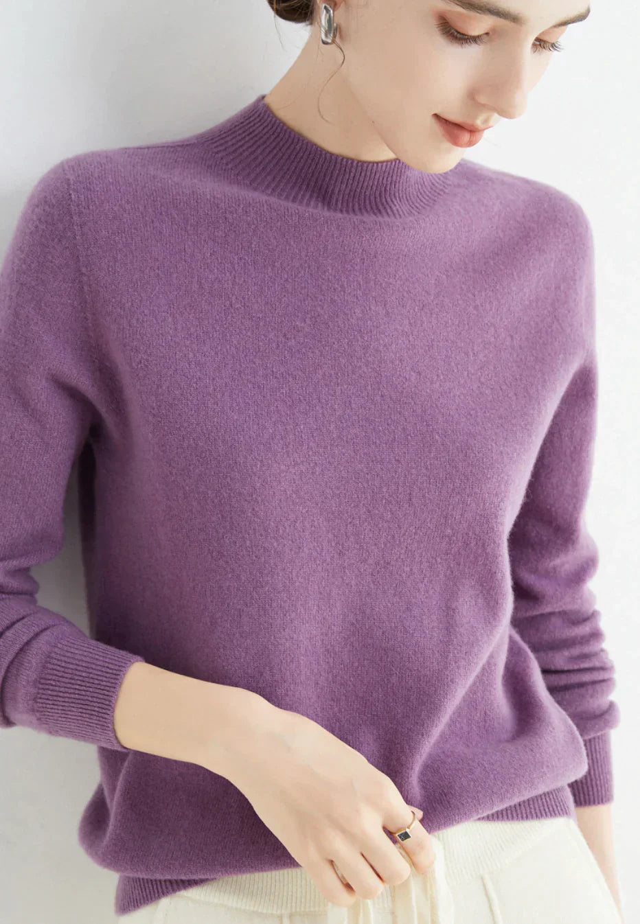 Daniela | Weicher Kaschmir Strickpullover