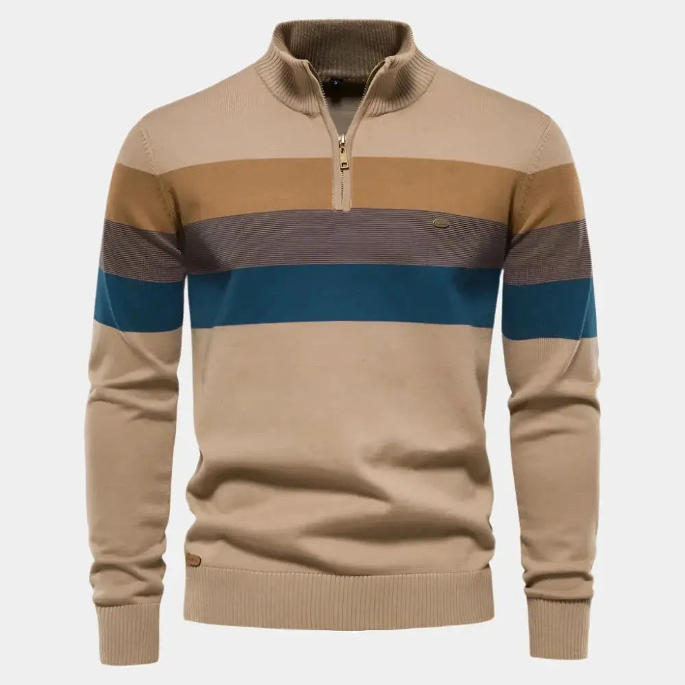 Dennis | Moderner hohem Kragen Pullover