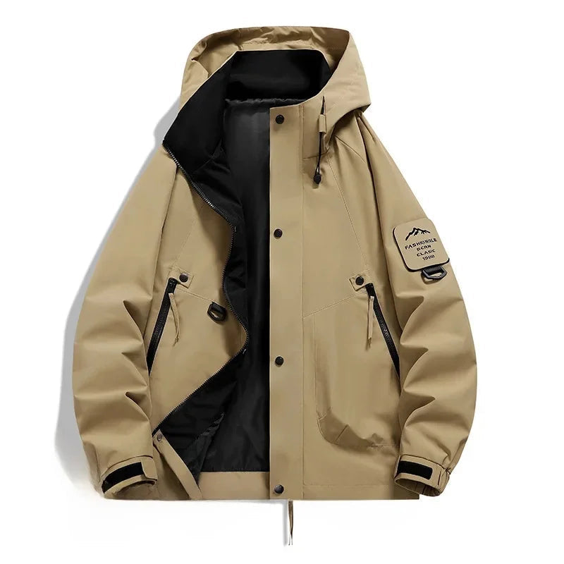 David | Stilvolle Unisex Skijacke mit Kapuze