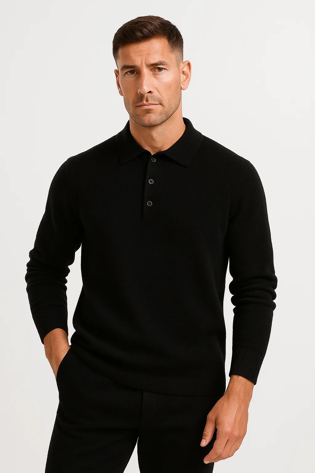 Markus | Bequemer und leichter Polo Pullover