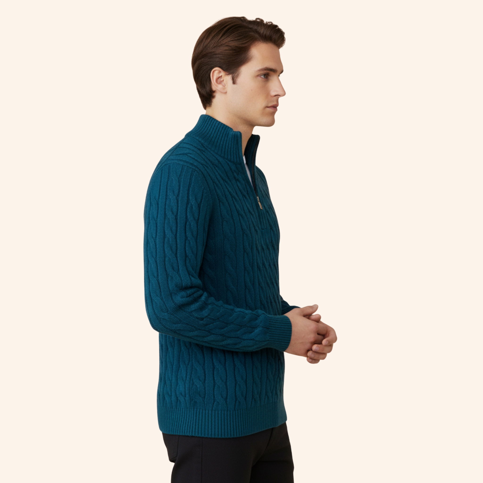 Erik | Stilvoller Strickpullover aus Wolle