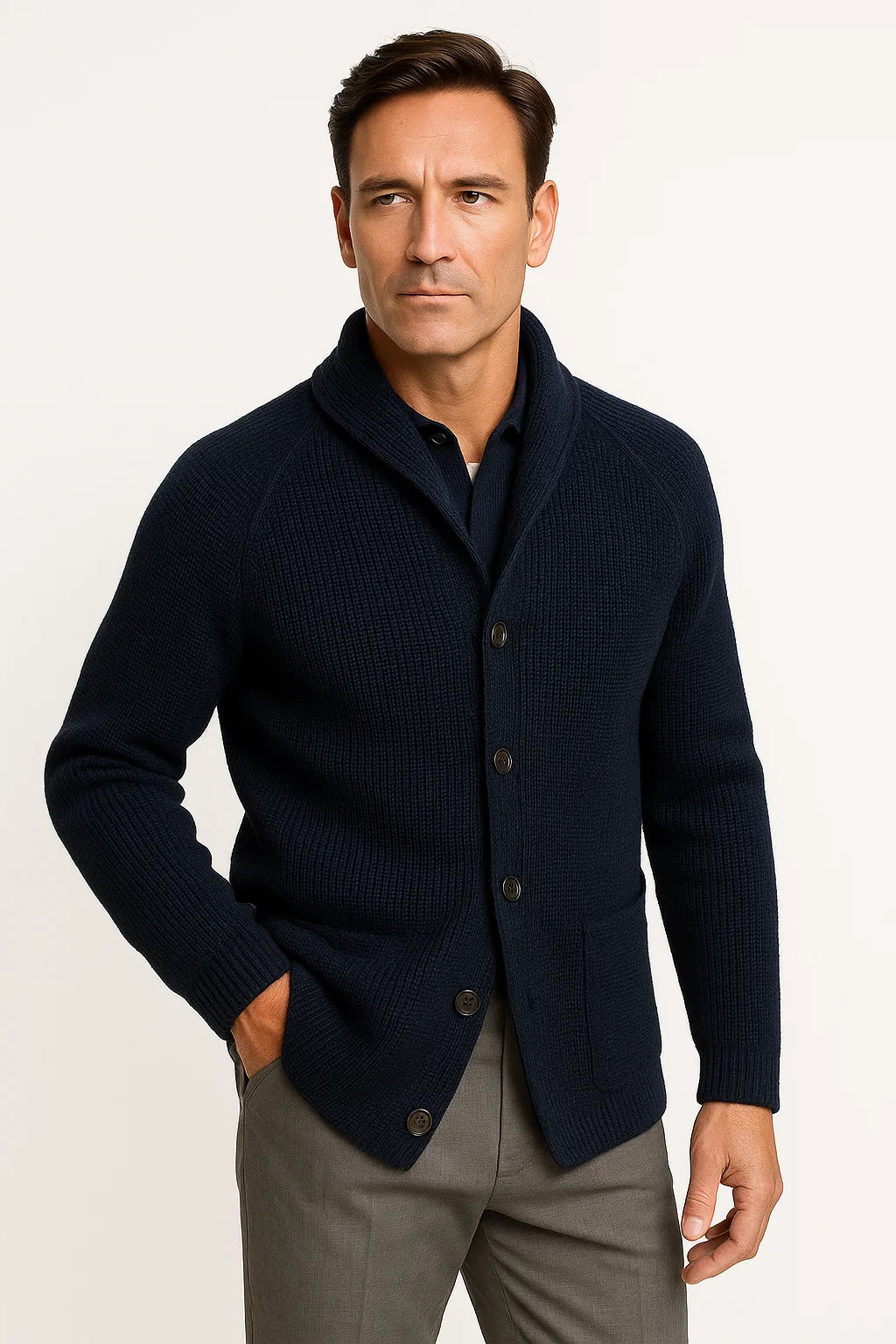 Steffen | Stil & Komfort Wollstrickjacke