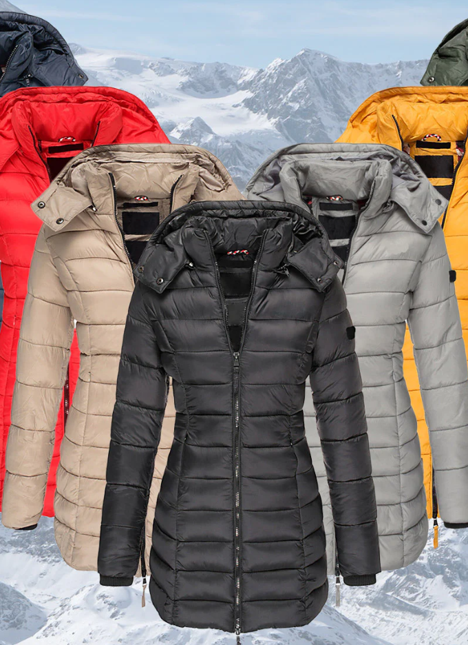 Brigitte | Bequeme wattierte Winterjacke