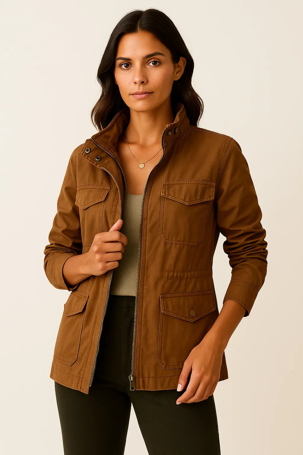 Susanne | Stilvolle Winterjacke mit mehreren Taschen