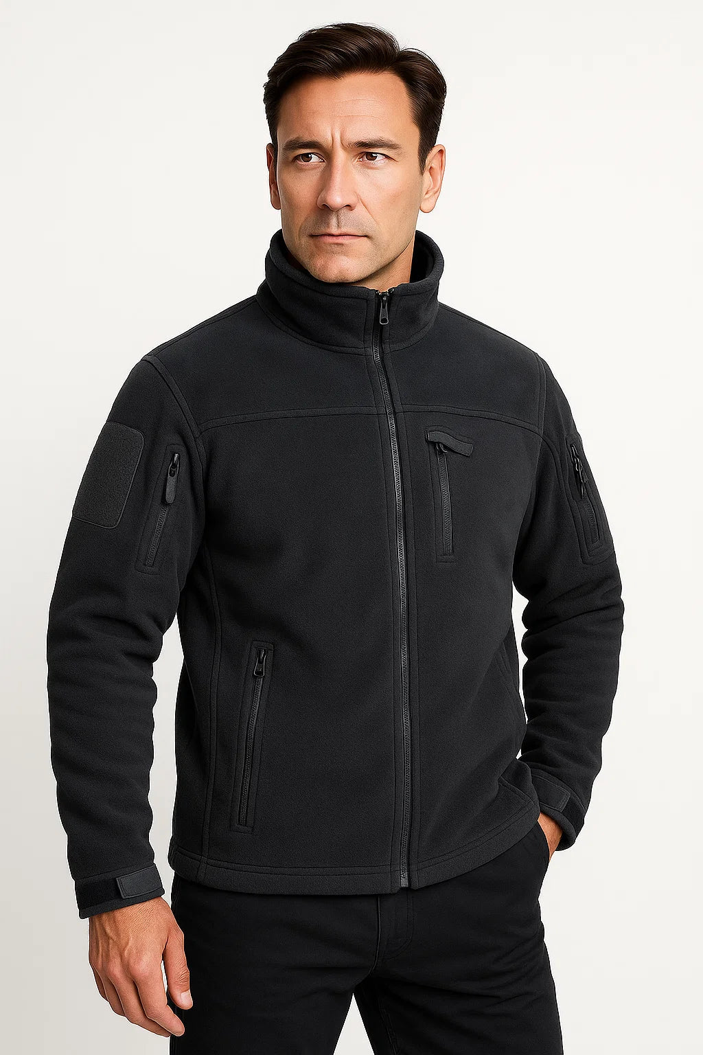 Thomas | Elegante winddichte Fleecejacke
