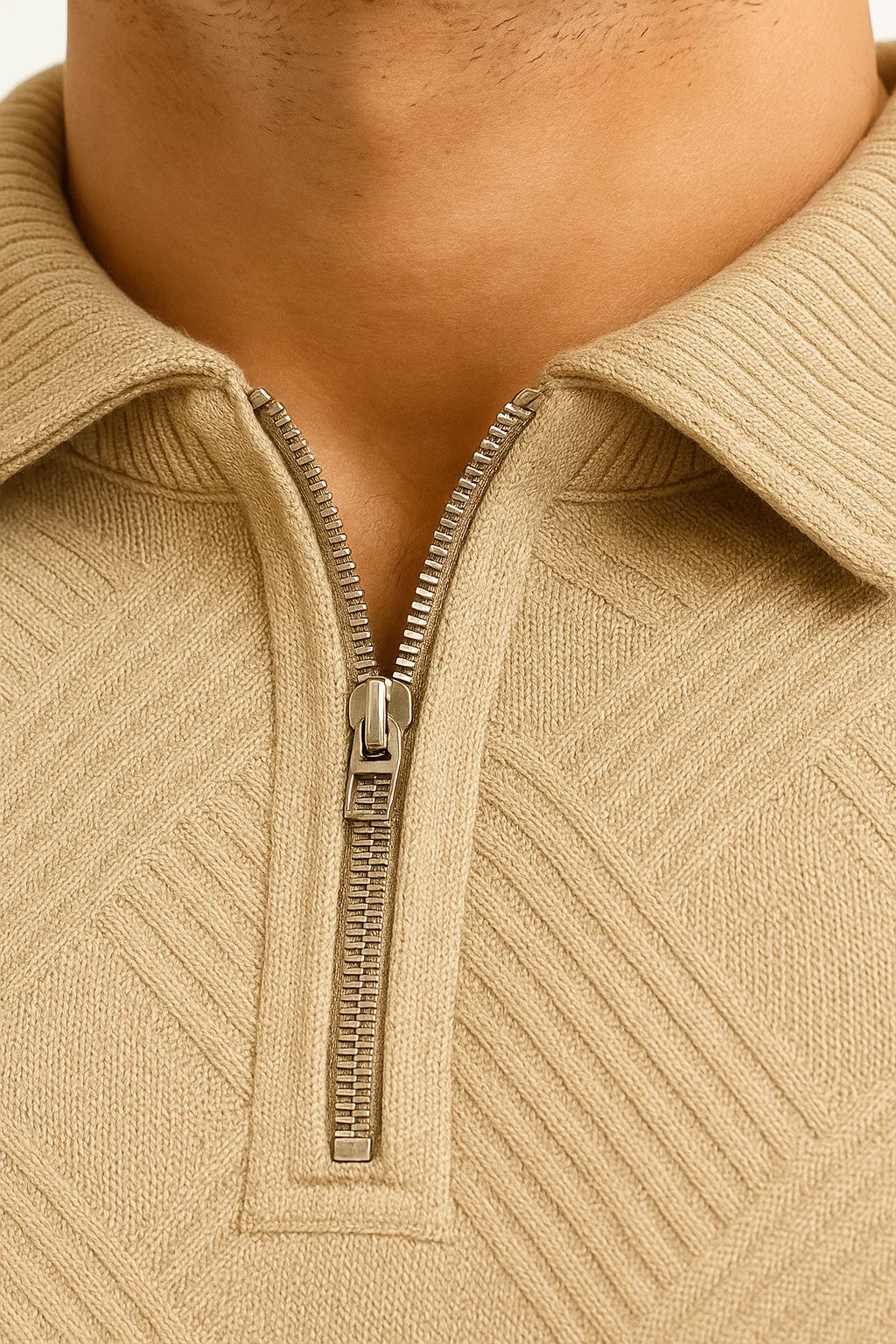 Ludolf | Stilvoller Pullover mit Reißverschluss