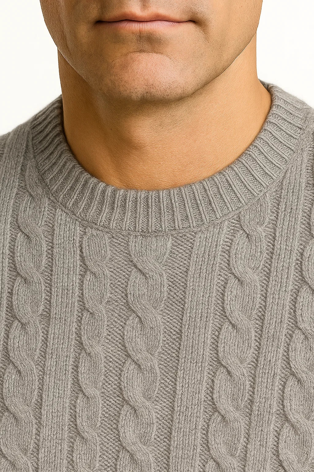 Ben | Stilvoller strukturierter Wollpullover