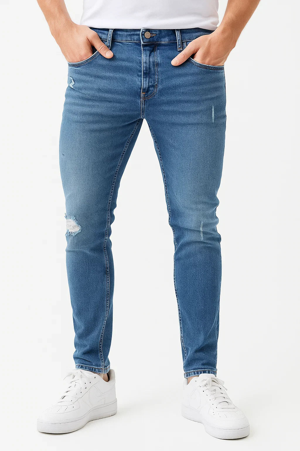 Jonas | Stilvolle und trendige schmal geschnitten Stretchhose