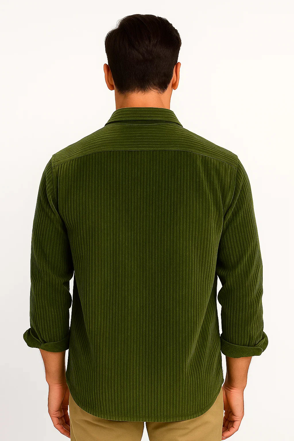 Leon | Bequemes Cordhemd