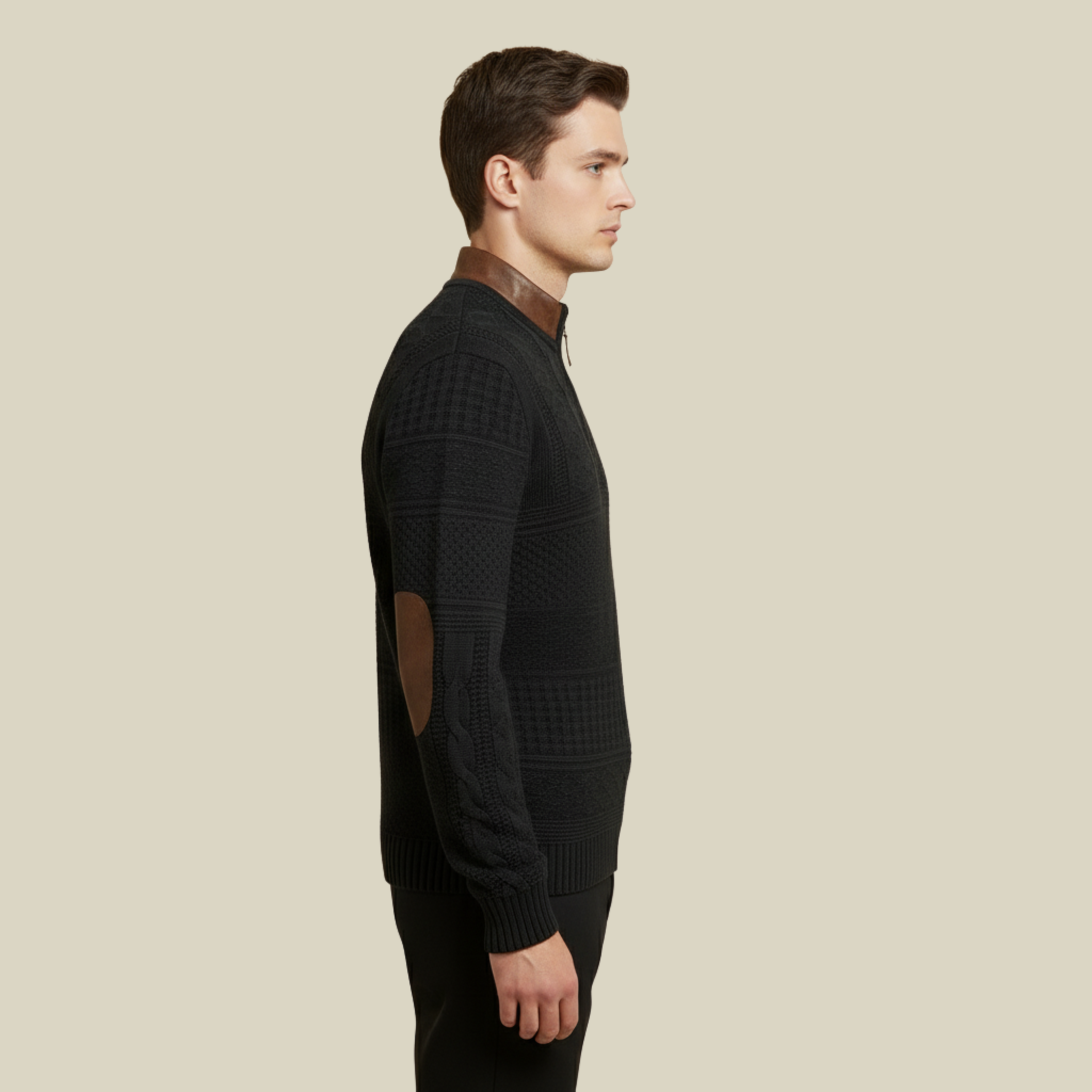 Florian | Stylischer und bequemer Sweater mit Reißverschluss