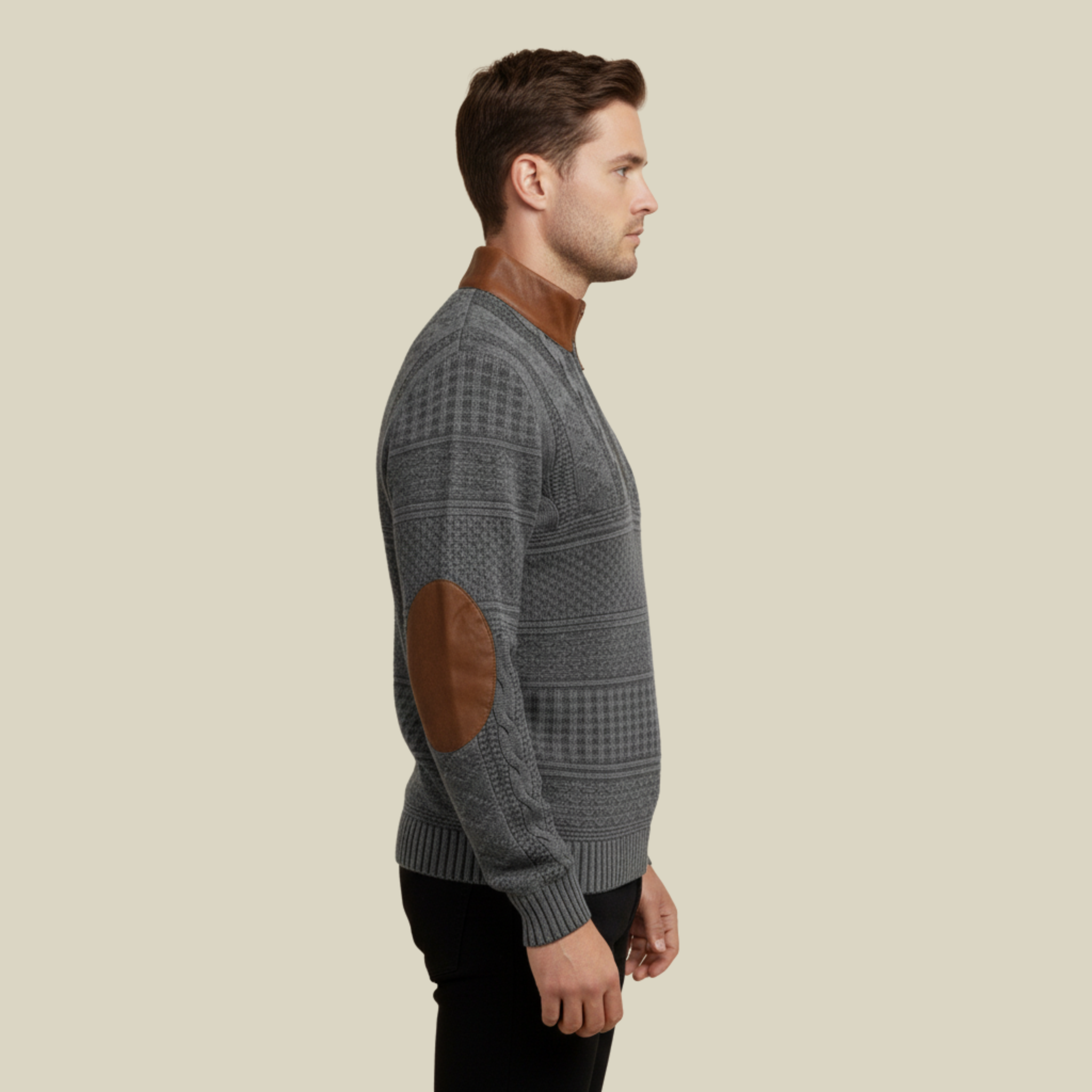 Florian | Stylischer und bequemer Sweater mit Reißverschluss