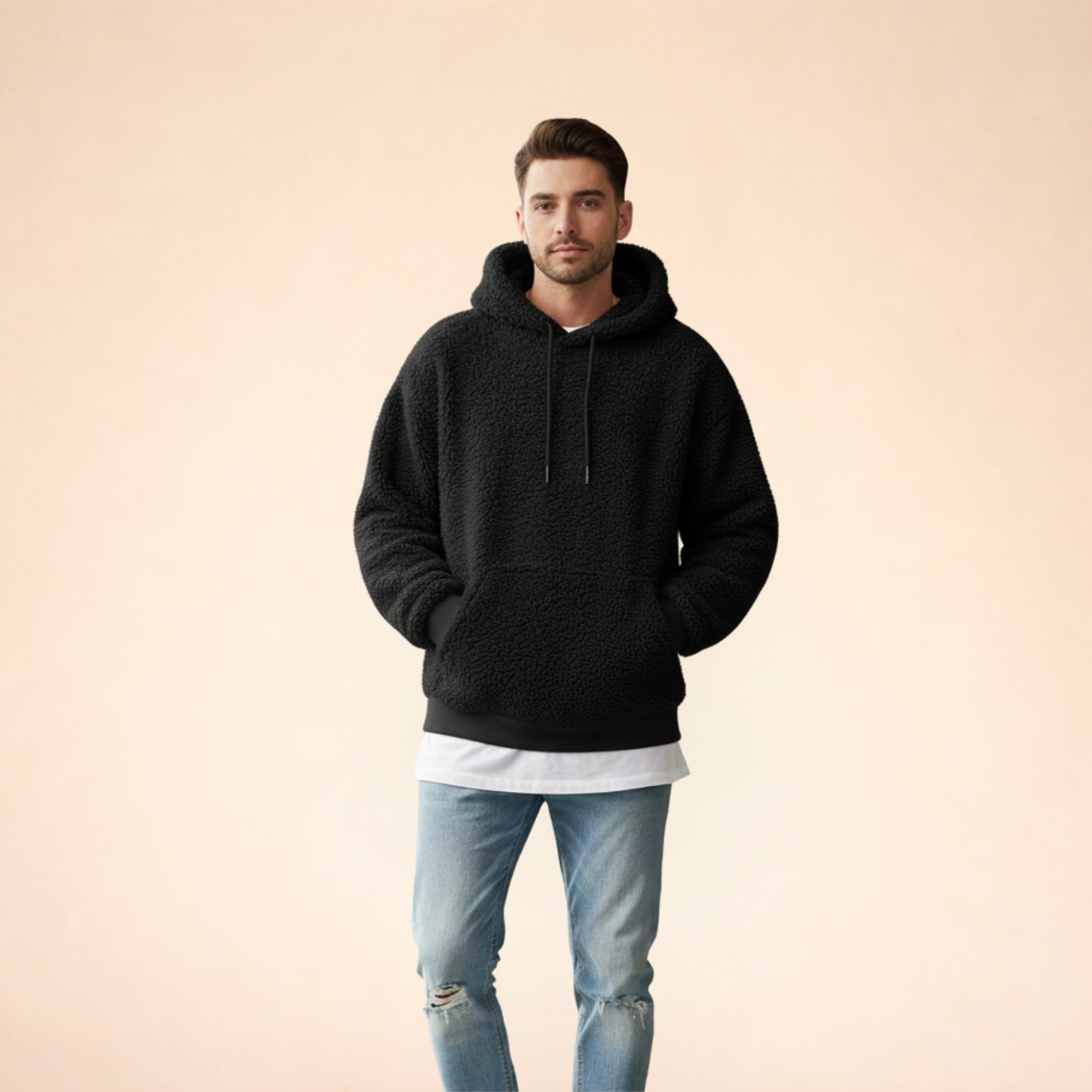 Benjamin | Flauschiger Teddy Hoodie