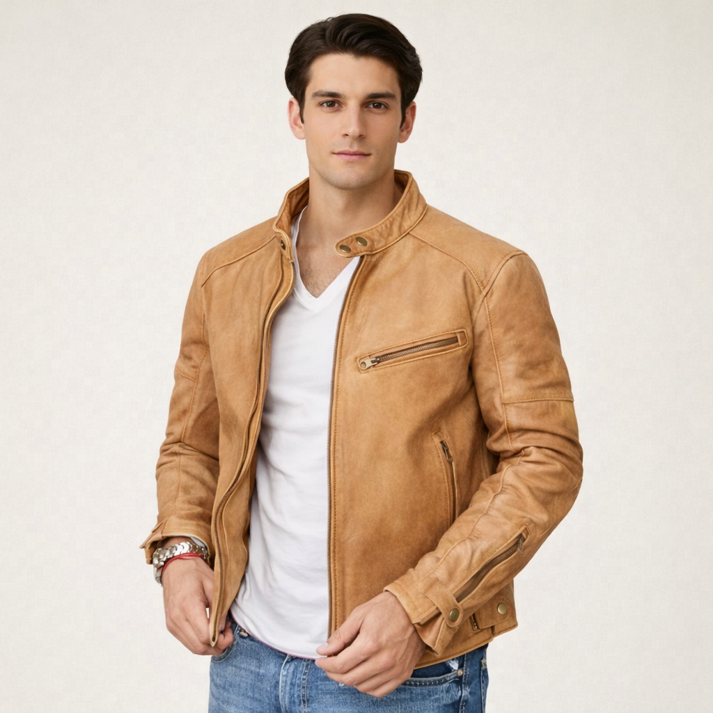 Albert | Elegante Lederjacke