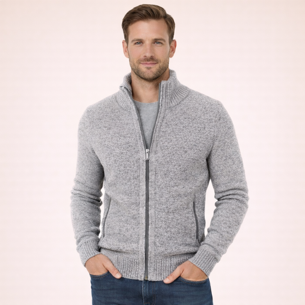 Christian | Premium Reißverschluss Strickpullover