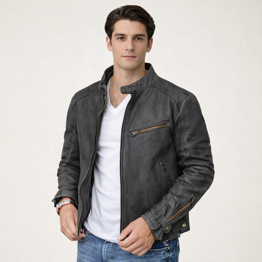 Albert | Elegante Lederjacke