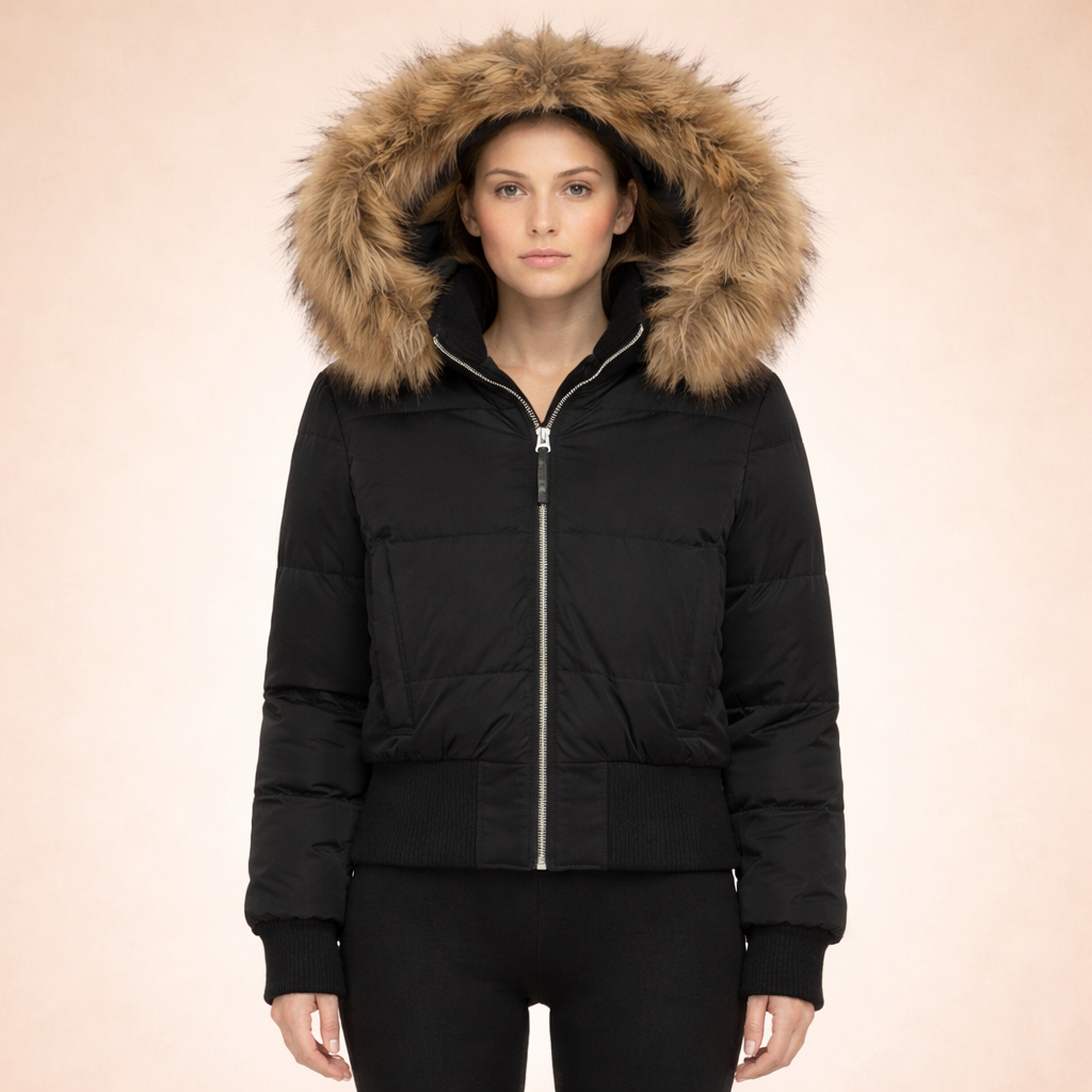 Daniela | Elegante und warme wattierte Winterjacke