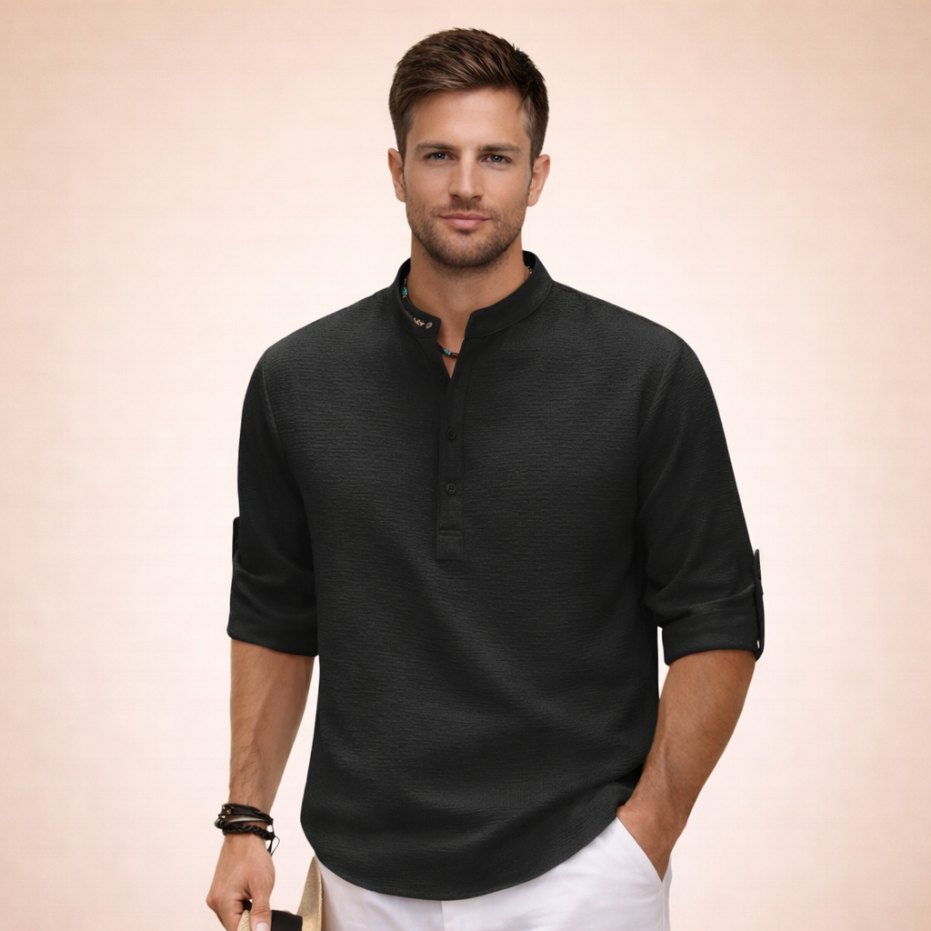 Mario | Lässiges Langarm-T-Shirt