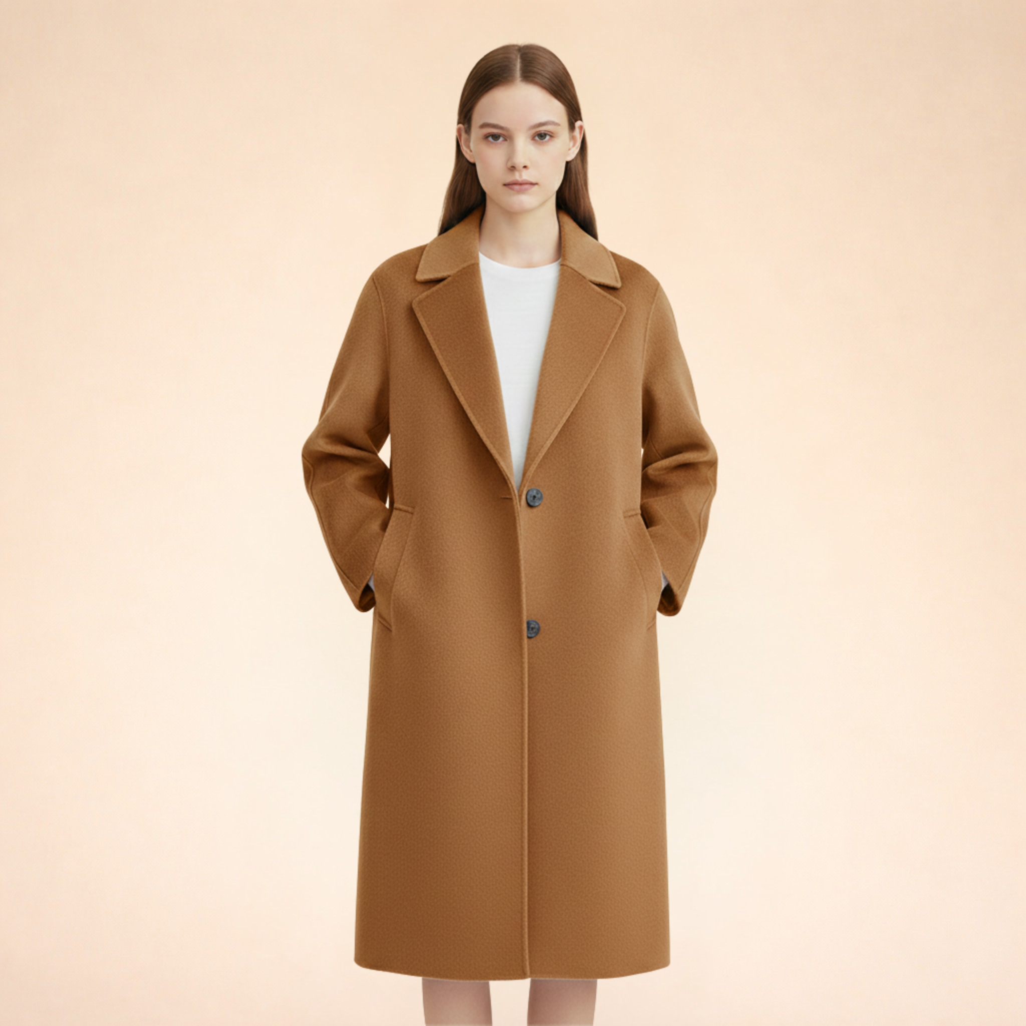 Lena | Hochwertiger langer Wintermantel