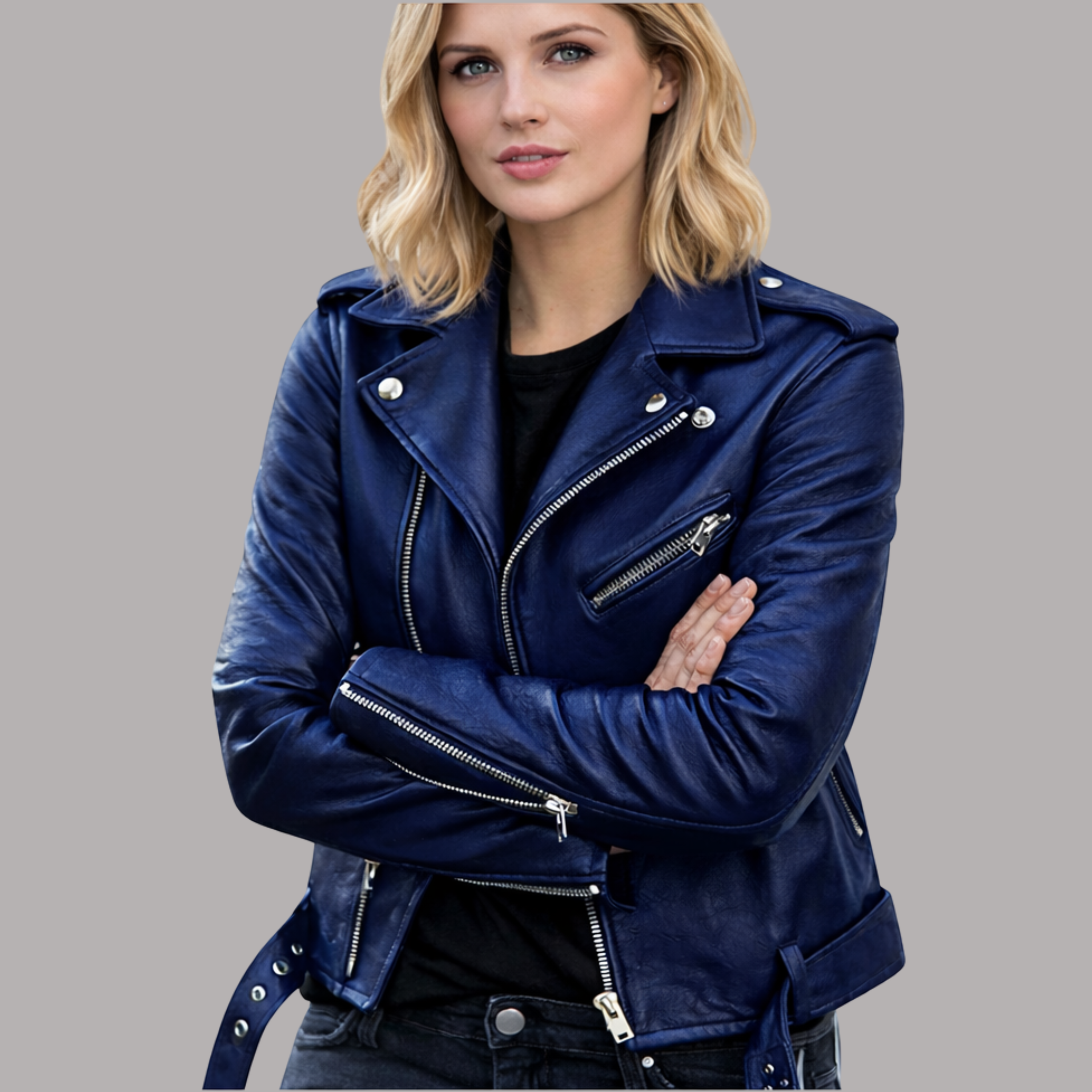 Clara | Lässige Jacke für mit Reißverschluss