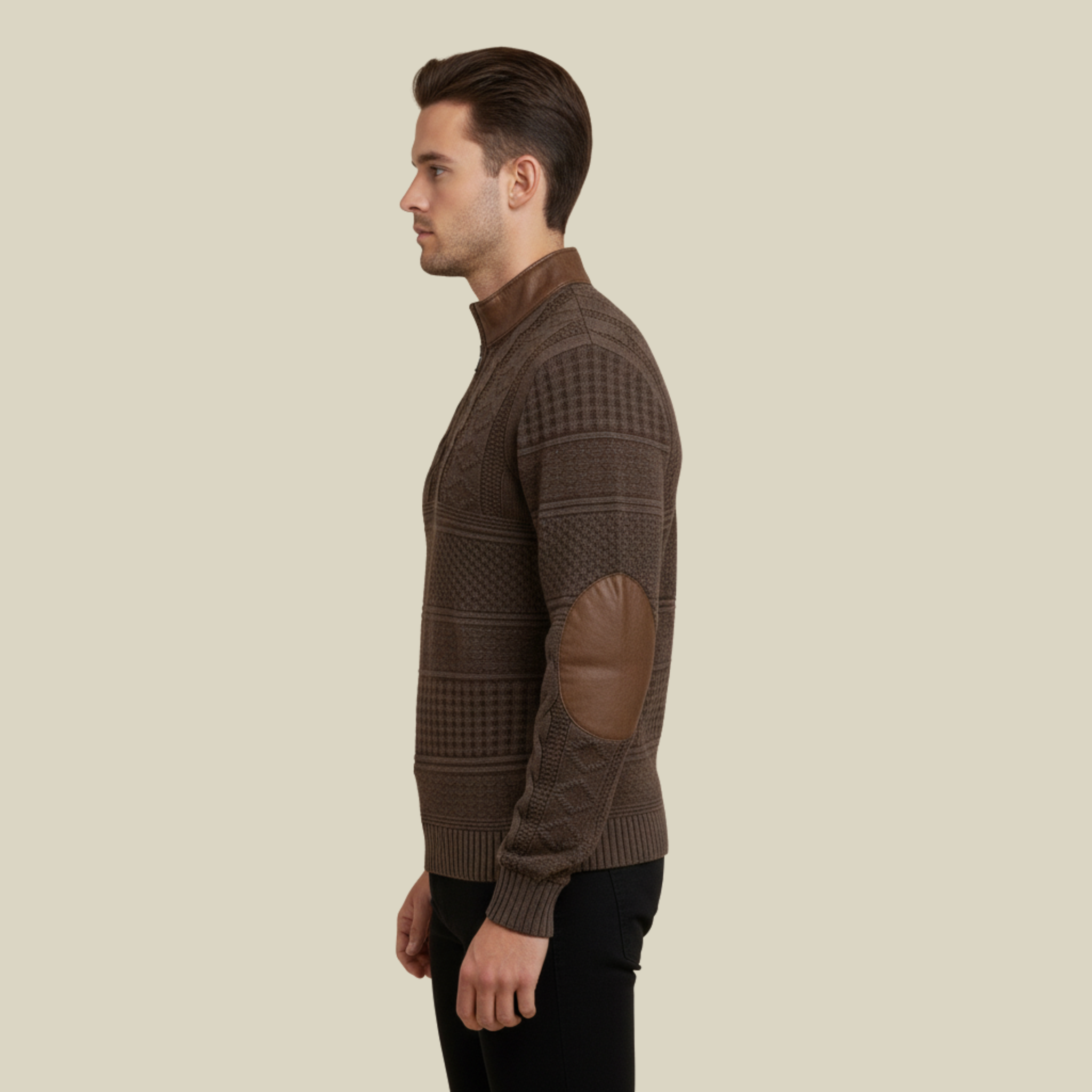 Florian | Stylischer und bequemer Sweater mit Reißverschluss