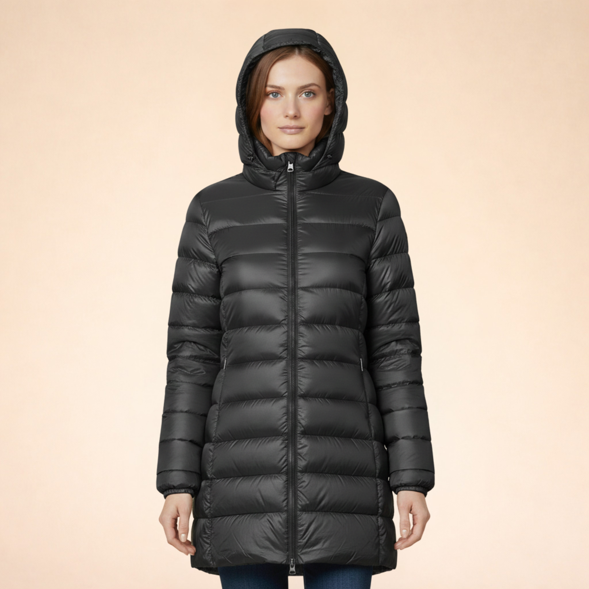 Sabine | Funktionelle Winter Daunenjacke mit Kapuze