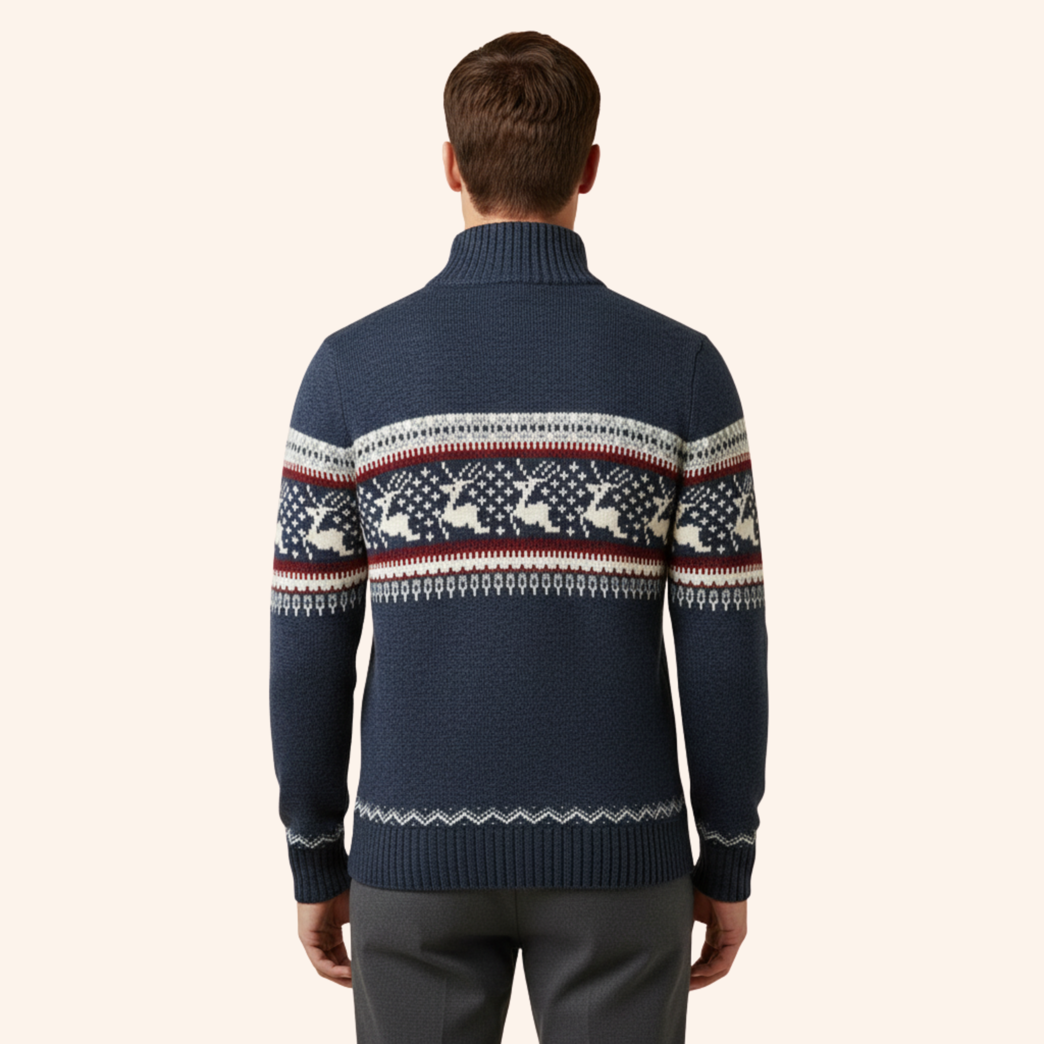 Frank | Weicher festlicher Winterpullover
