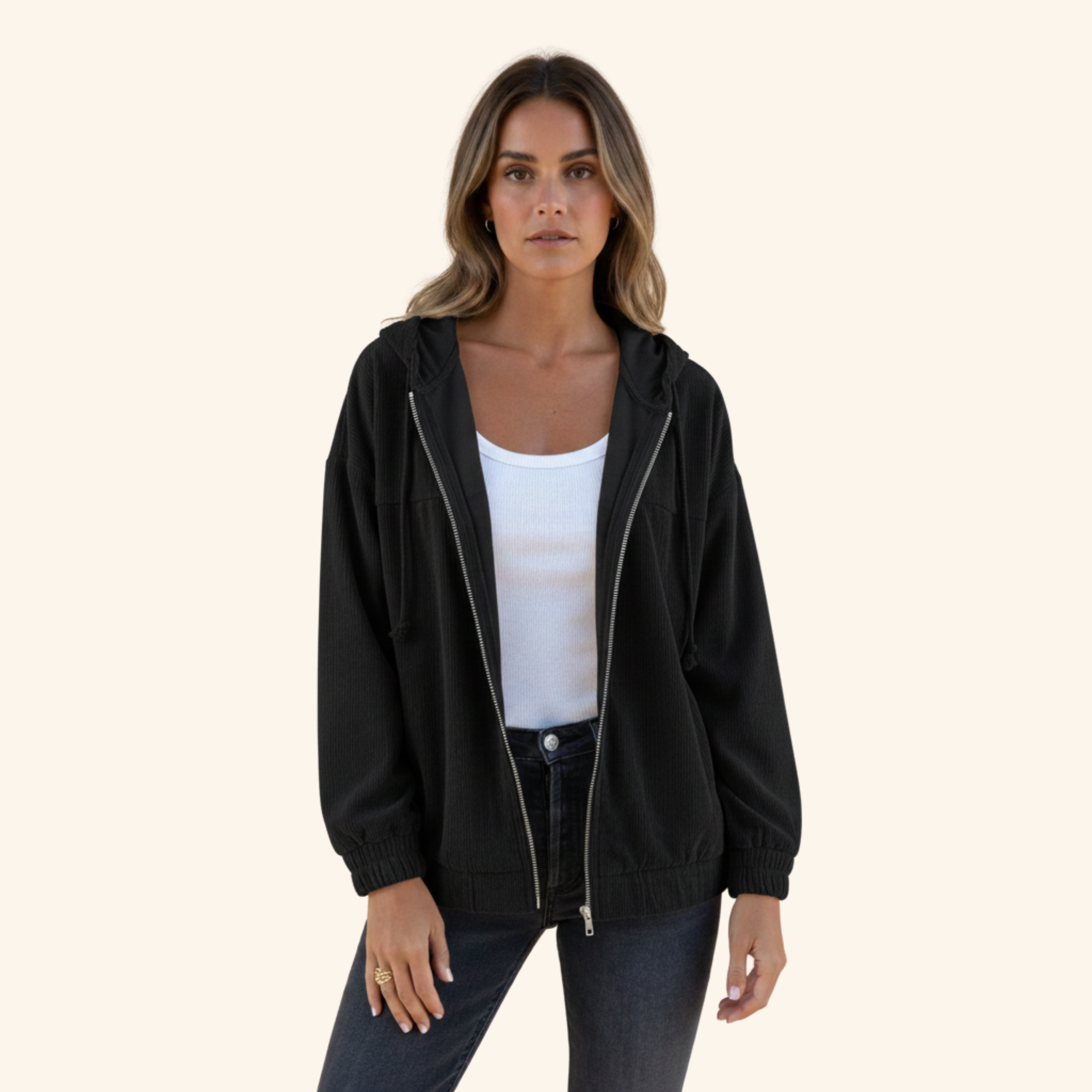 Juliane | Klassische Jacke aus weichem Cordstoff