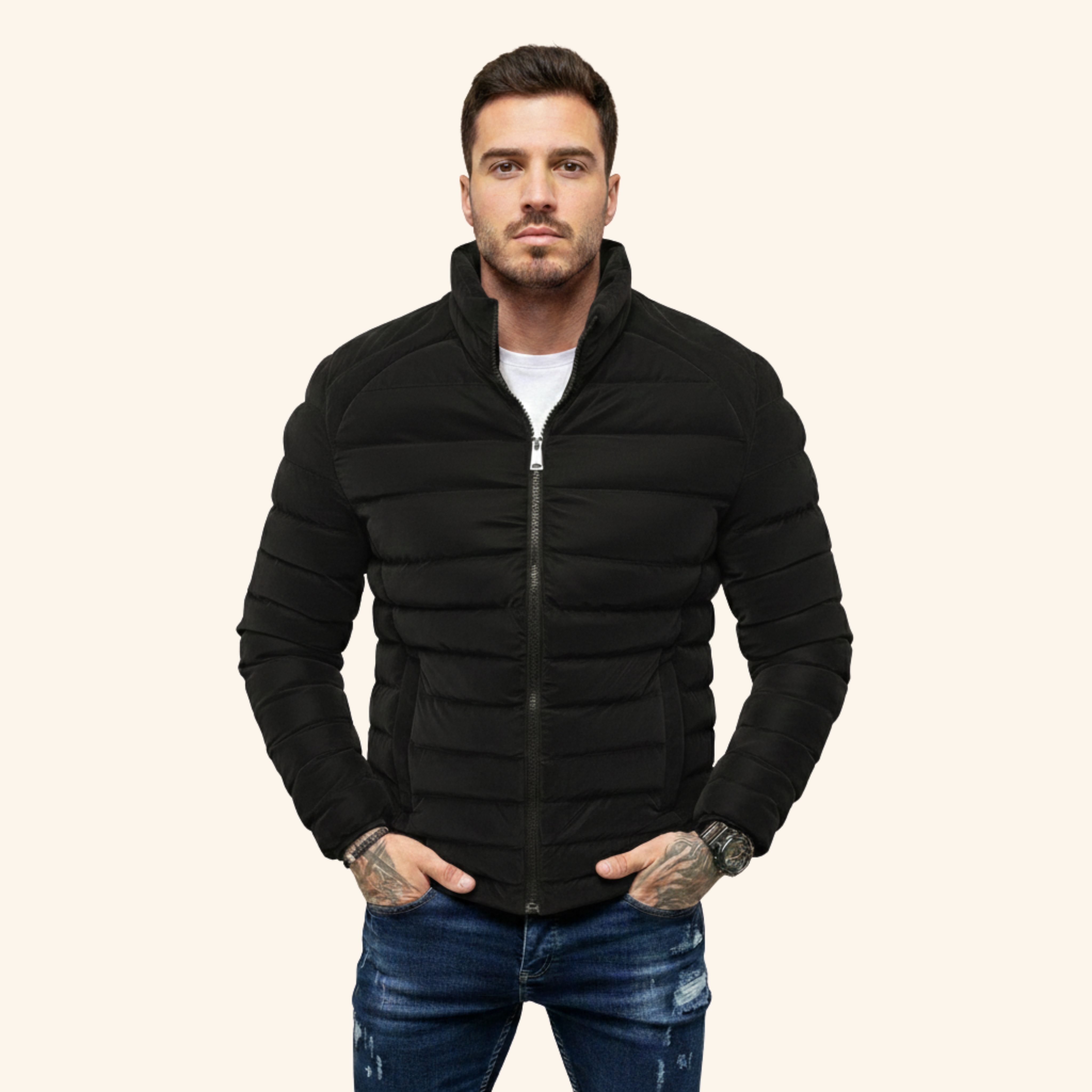 Martin | Bequeme wattierte Jacke für den Winter