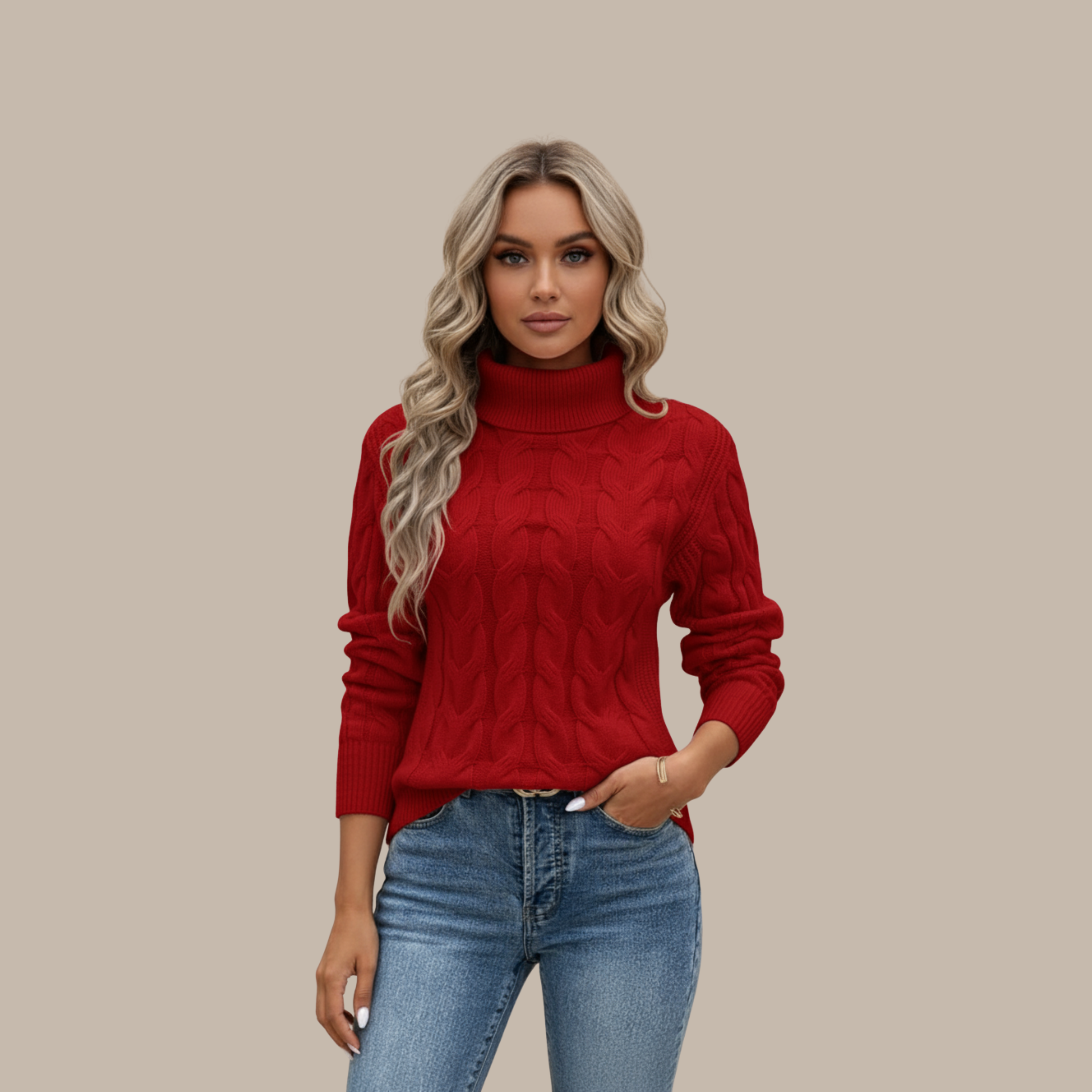 Elisabeth | Rollkragen Baumwollpullover