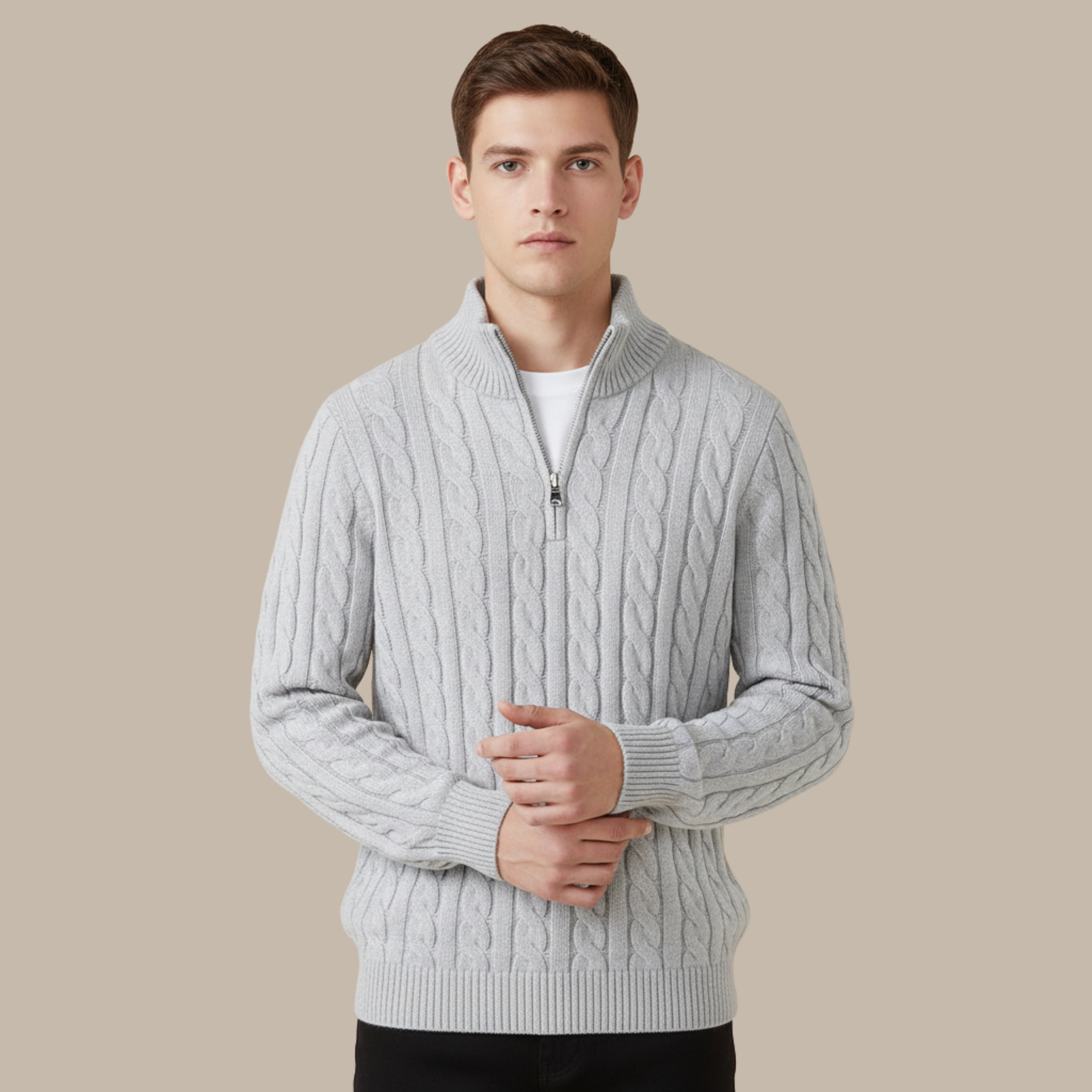 Erik | Stilvoller Strickpullover aus Wolle