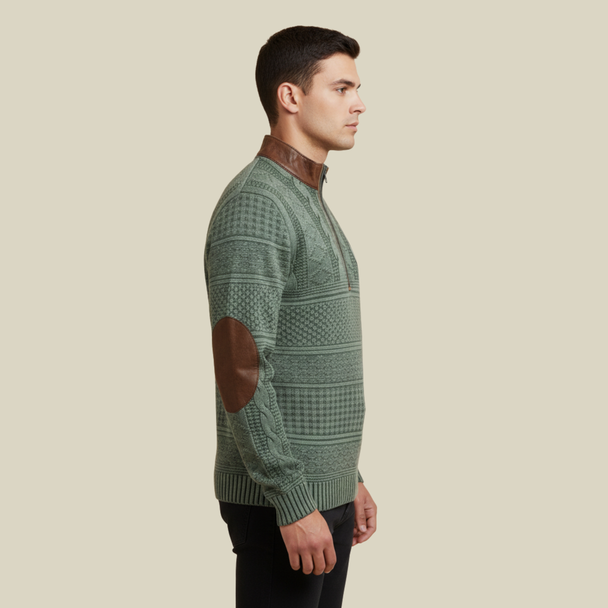 Florian | Stylischer und bequemer Sweater mit Reißverschluss