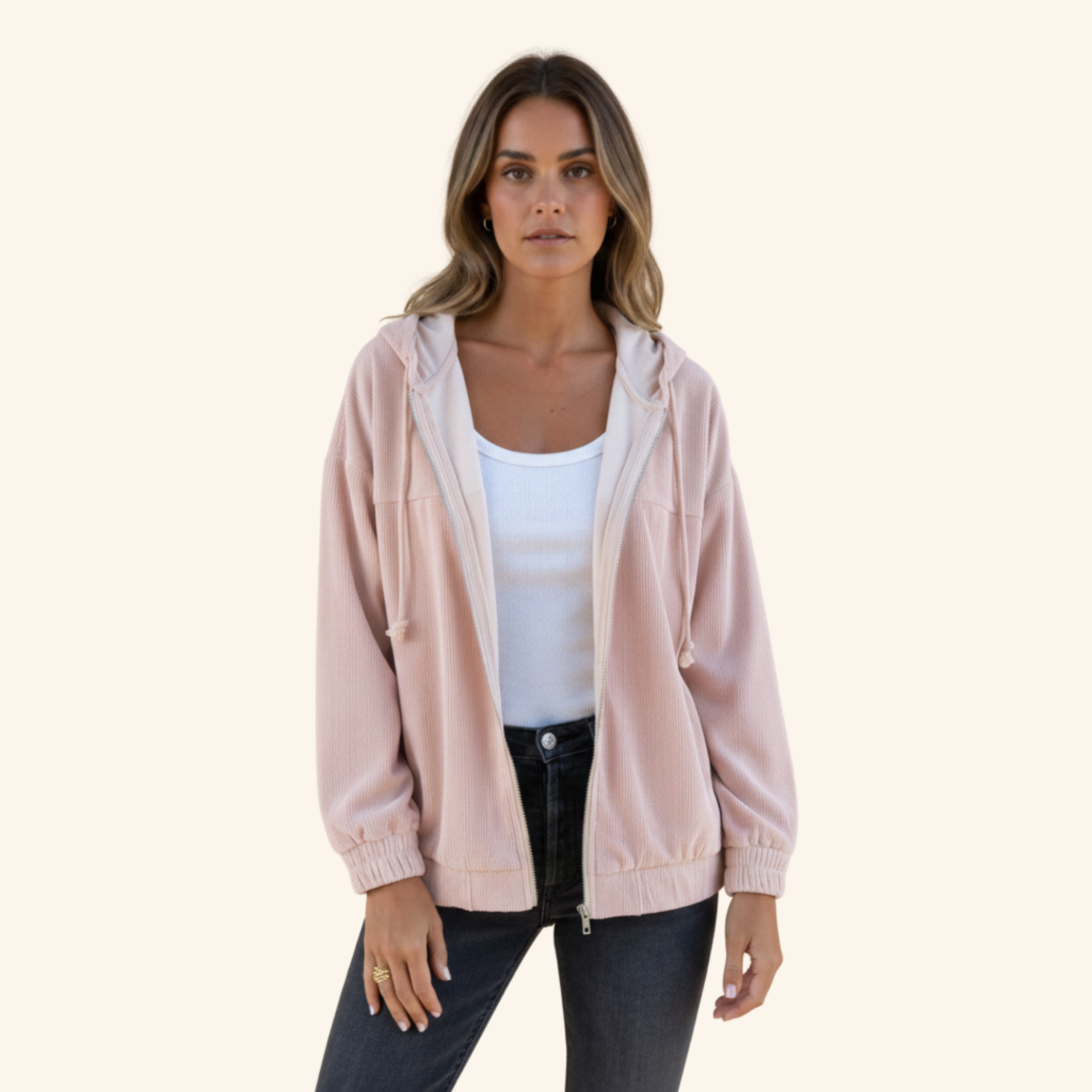 Juliane | Klassische Jacke aus weichem Cordstoff