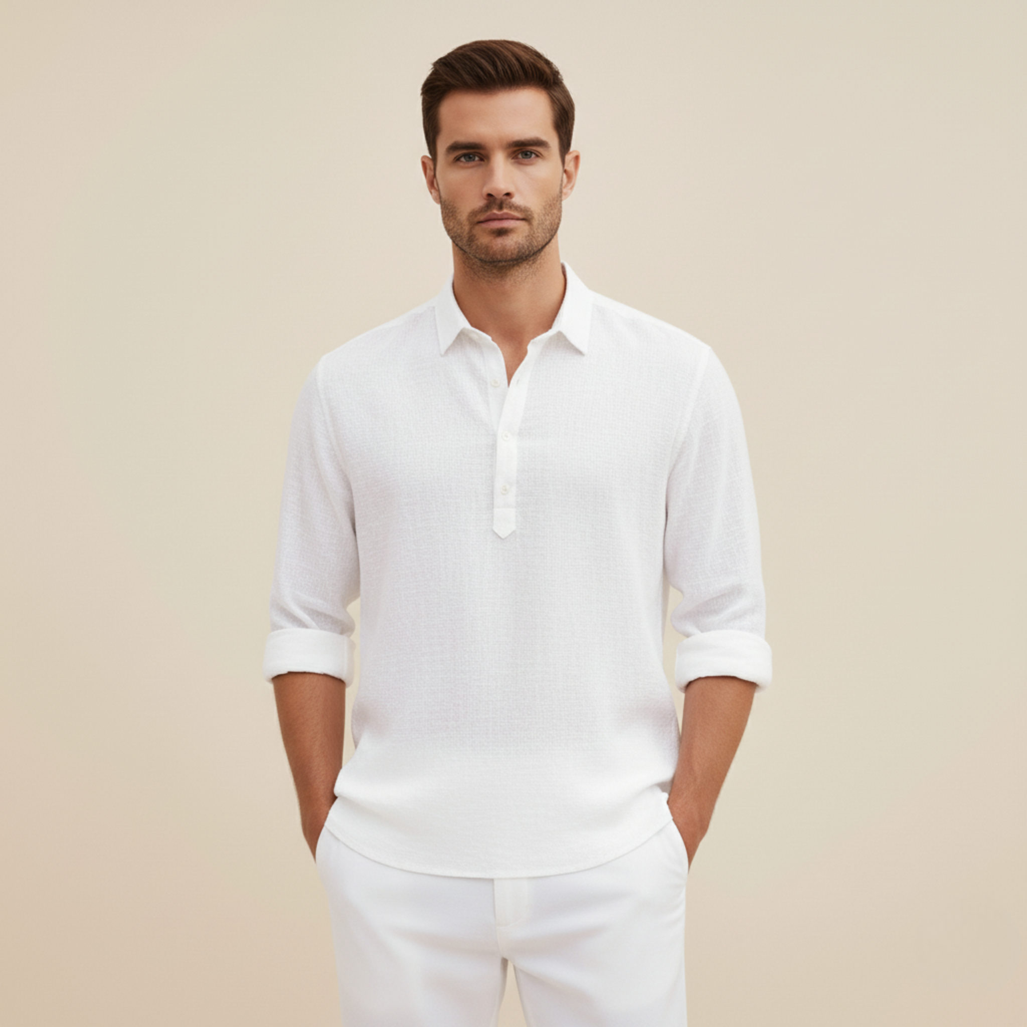 Leon | Luftiges modernes und entspanntes Polohemd