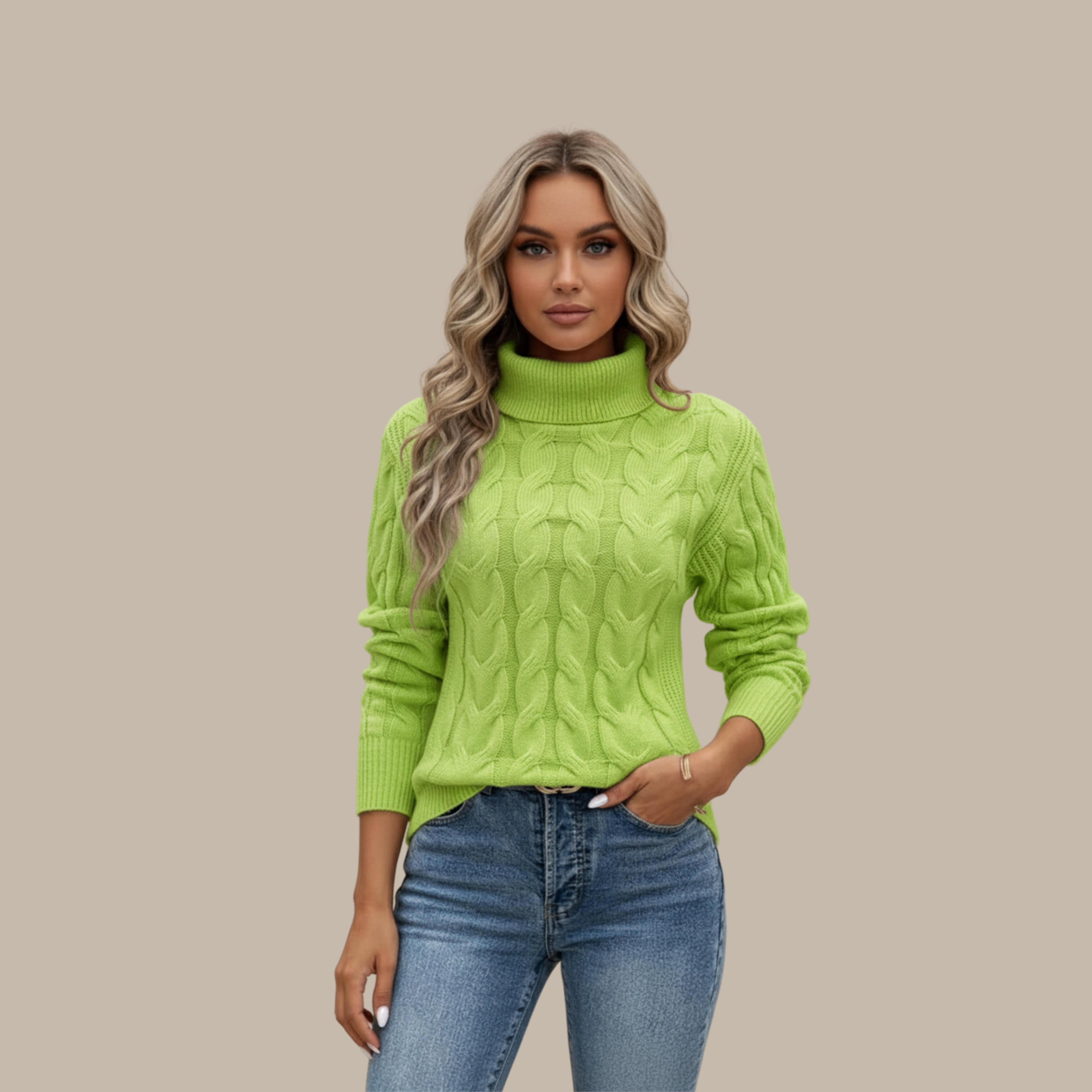 Elisabeth | Rollkragen Baumwollpullover