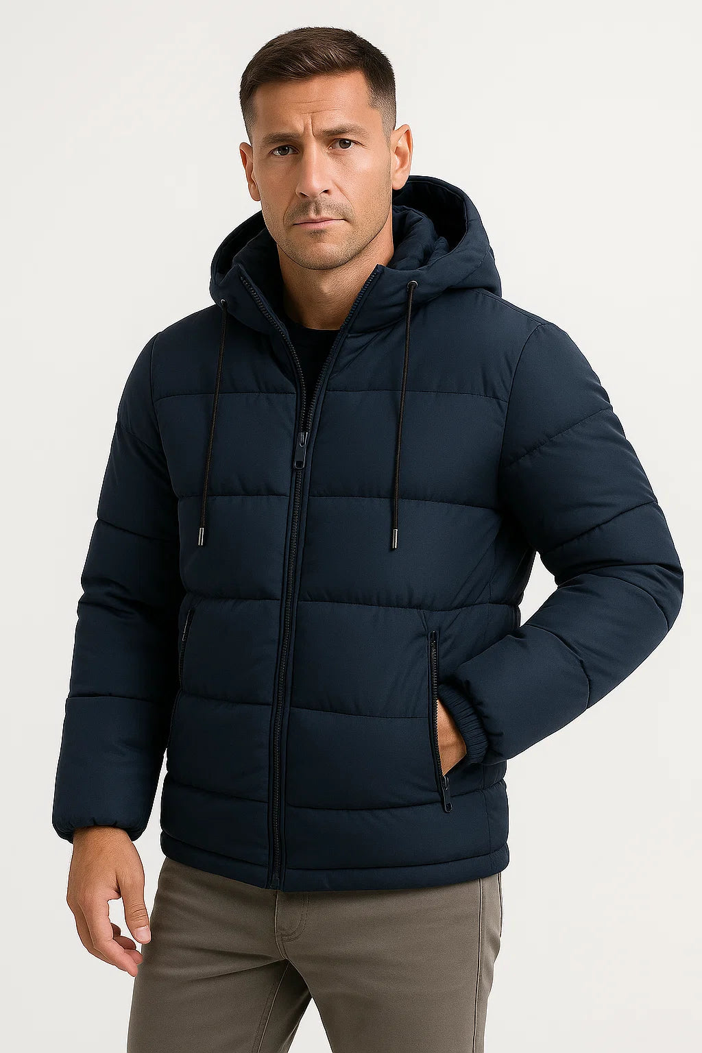 Ben | Elegante Pufferjacke mit Kapuze