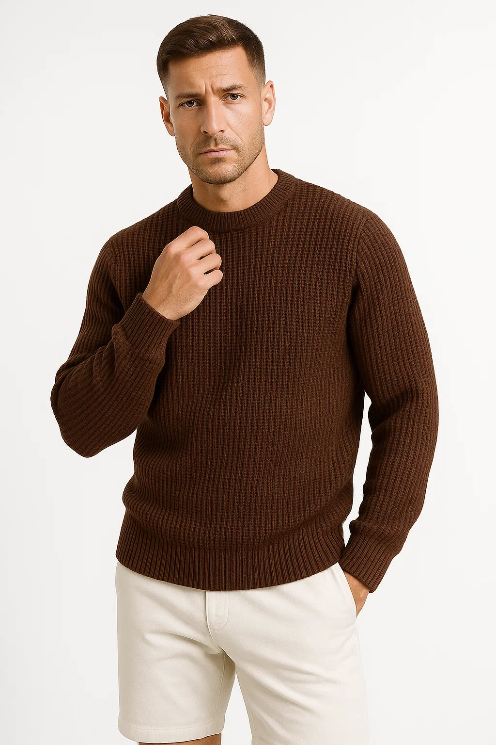 Luca | Bequemer Rundhalsausschnitt Pullover