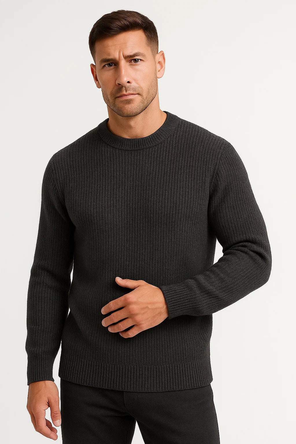 Luca | Bequemer Rundhalsausschnitt Pullover