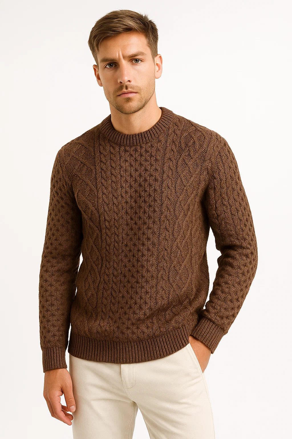 Oskar | Eleganter Pullover aus Wollmischung