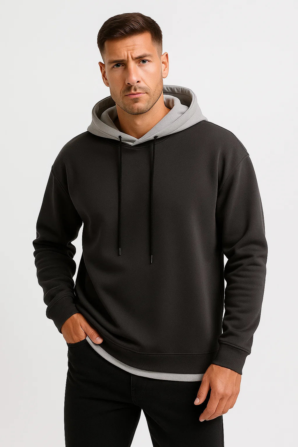 Mens Hoodie in Soft Fabric for Casual Fit – Comfortable Autumn Sweatshirt Available in Multiple Sizes 5