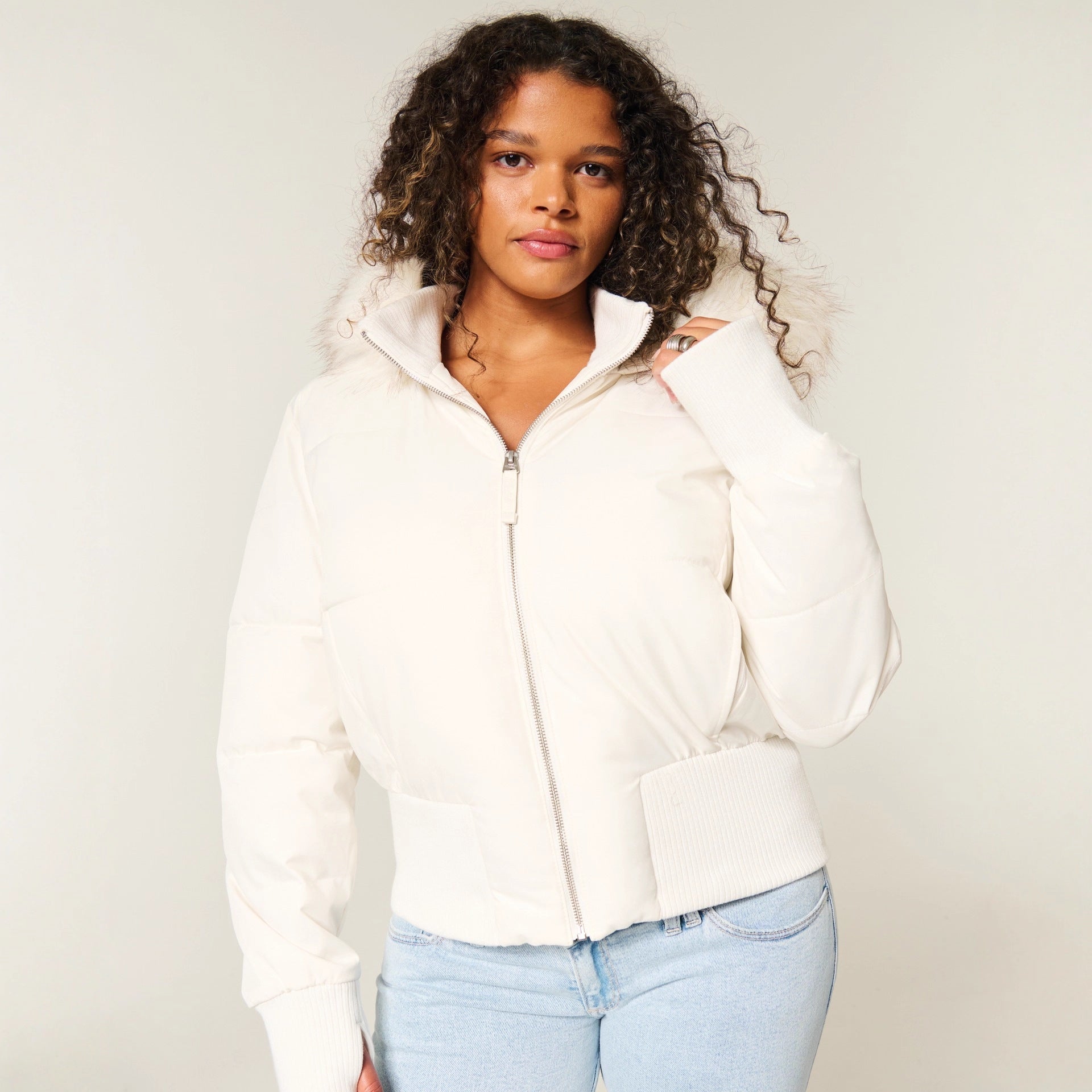 Daniela | Elegante und warme wattierte Winterjacke