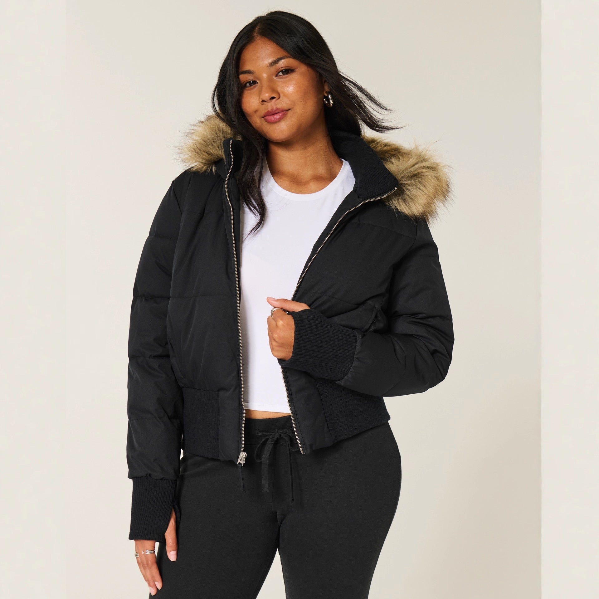 Daniela | Elegante und warme wattierte Winterjacke