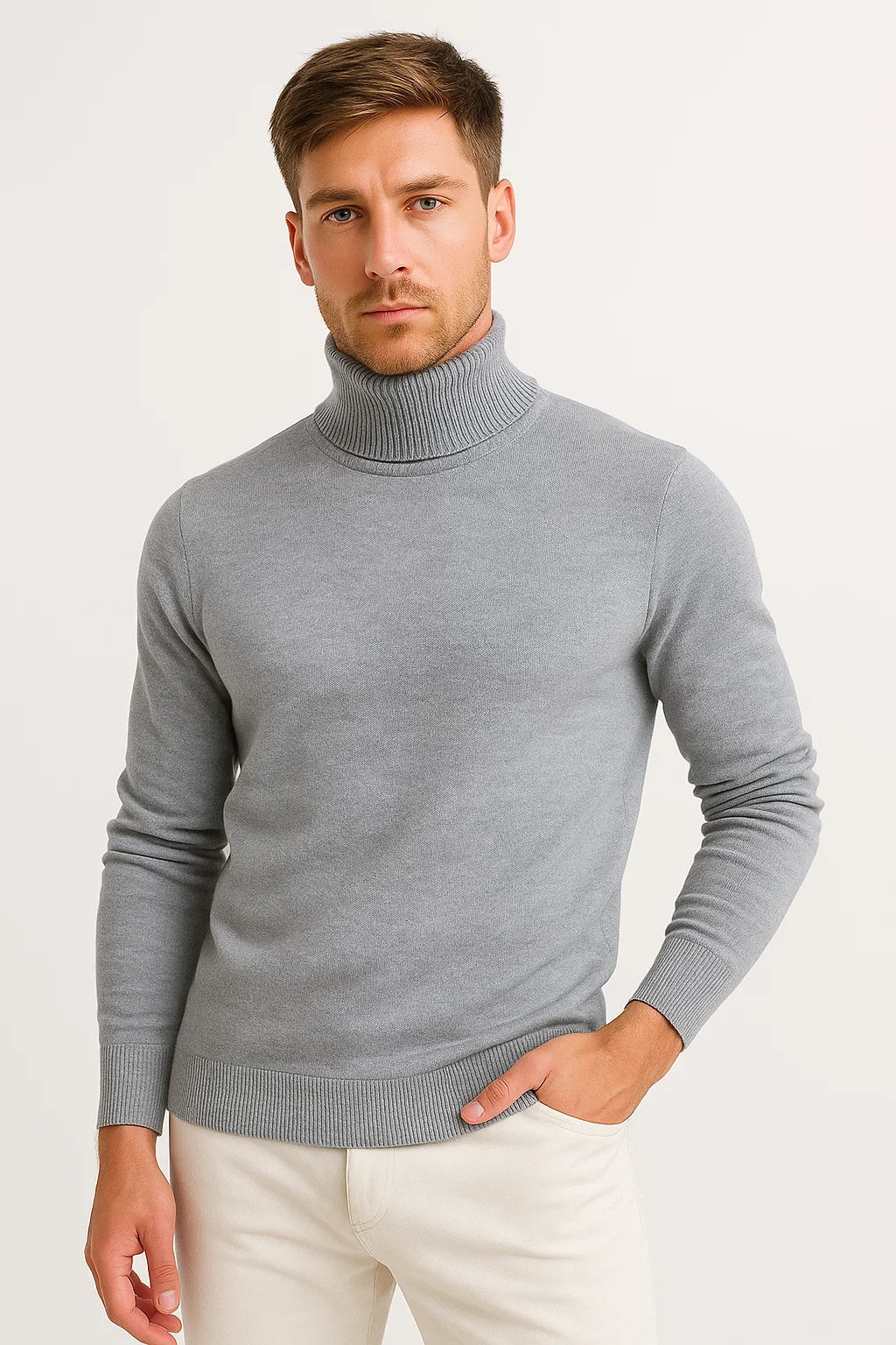 Kevin | Stilvoller und warmer Rollkragenpullover